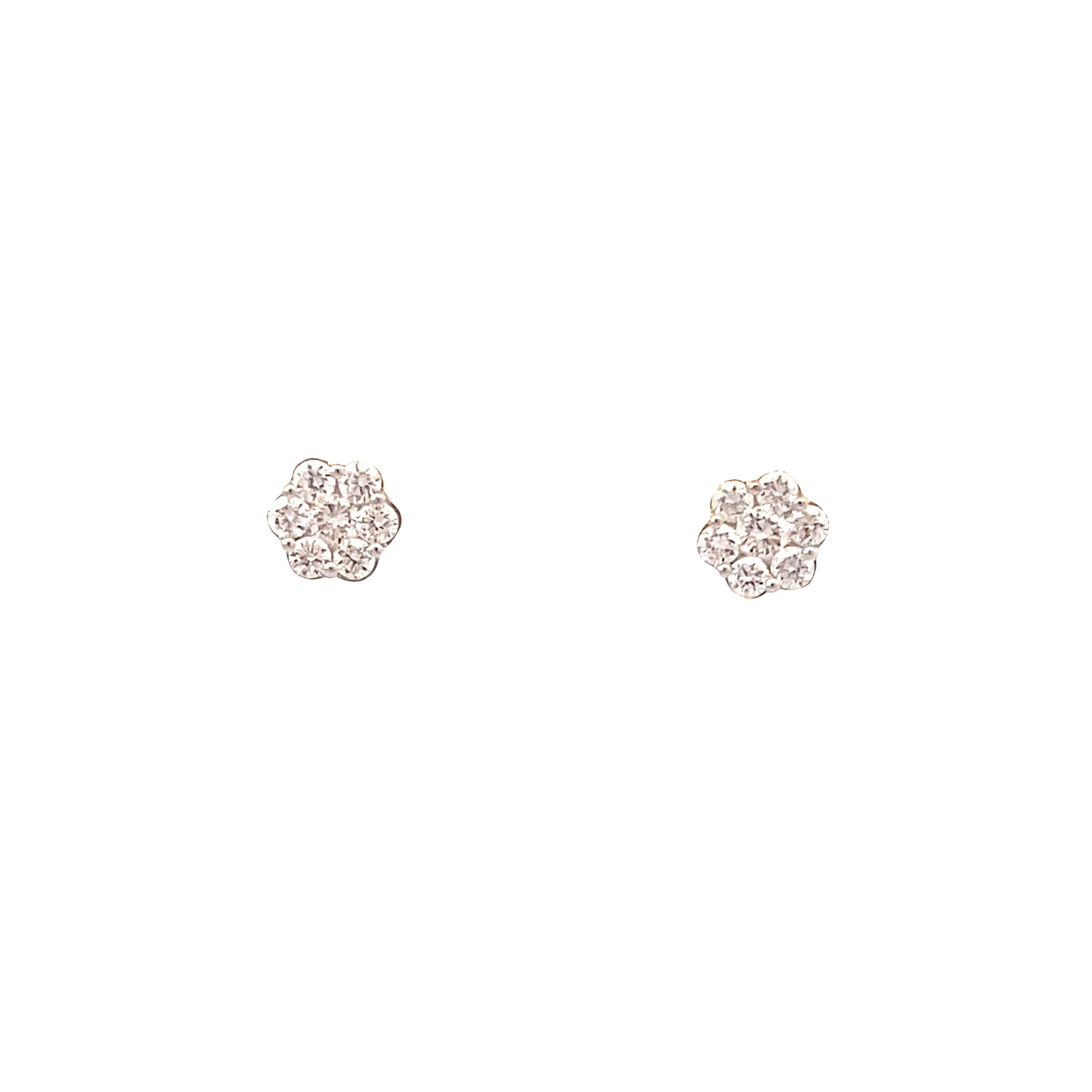 New 14K Yellow Gold Lab Grown Diamond Earrings - 0.30ct
