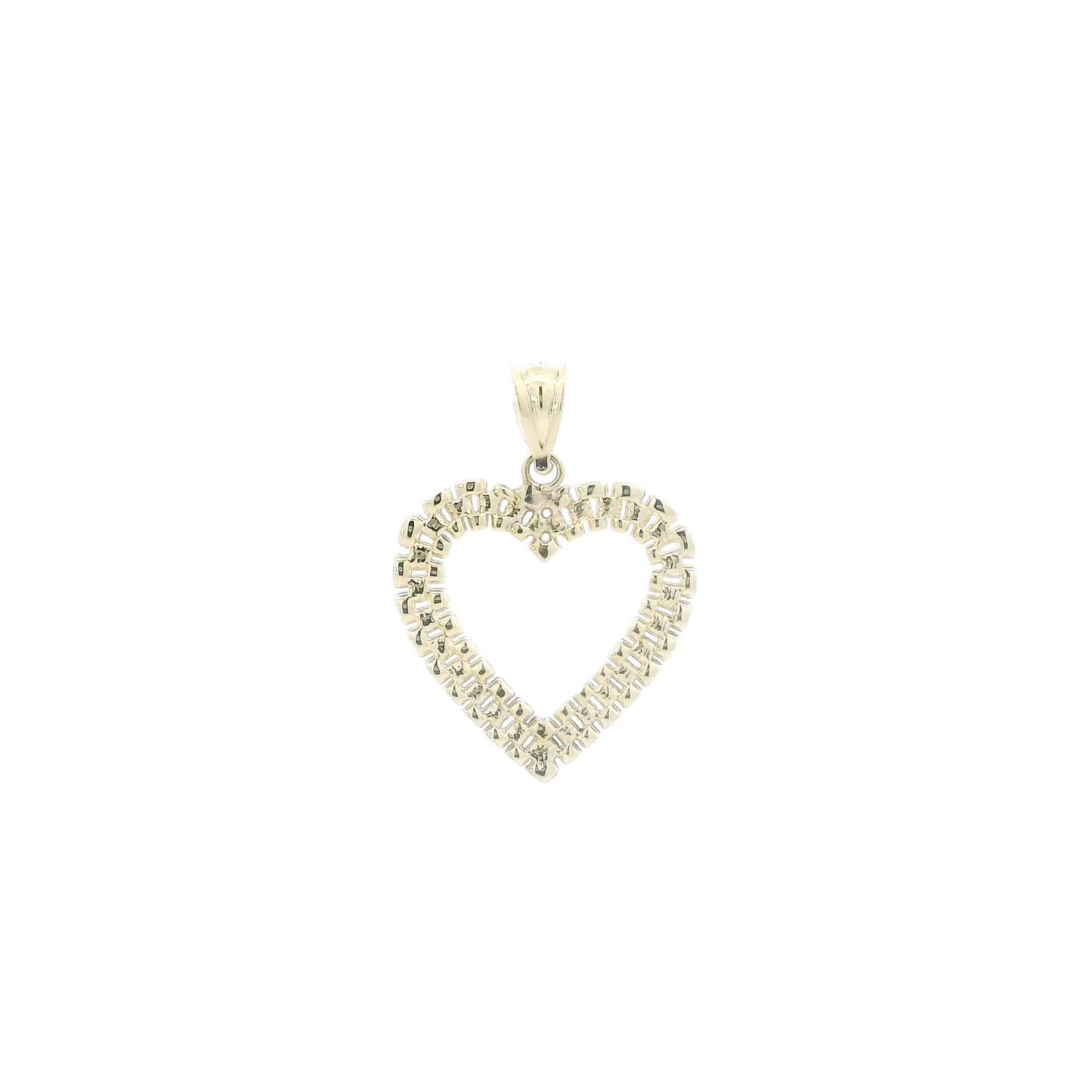 10K Yellow Gold Rolex Heart Pendant