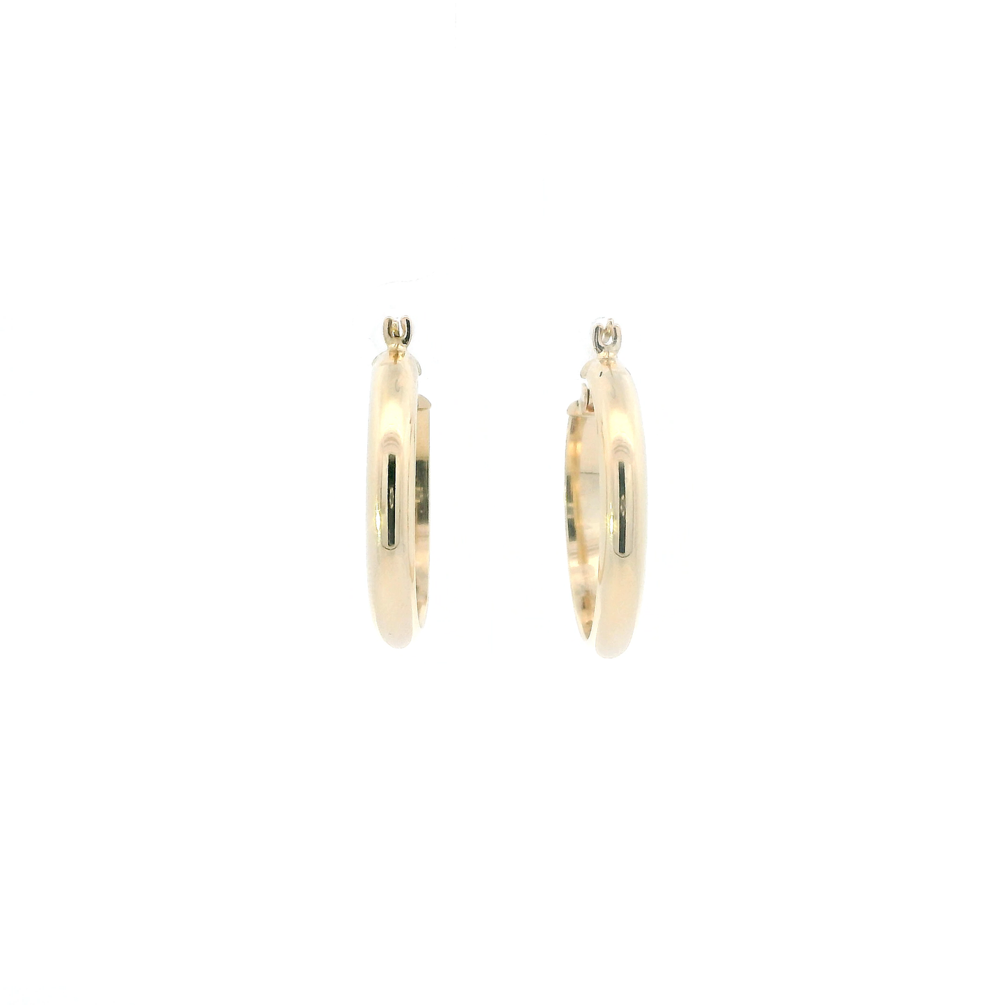 14K Yellow Gold Hoop Earrings