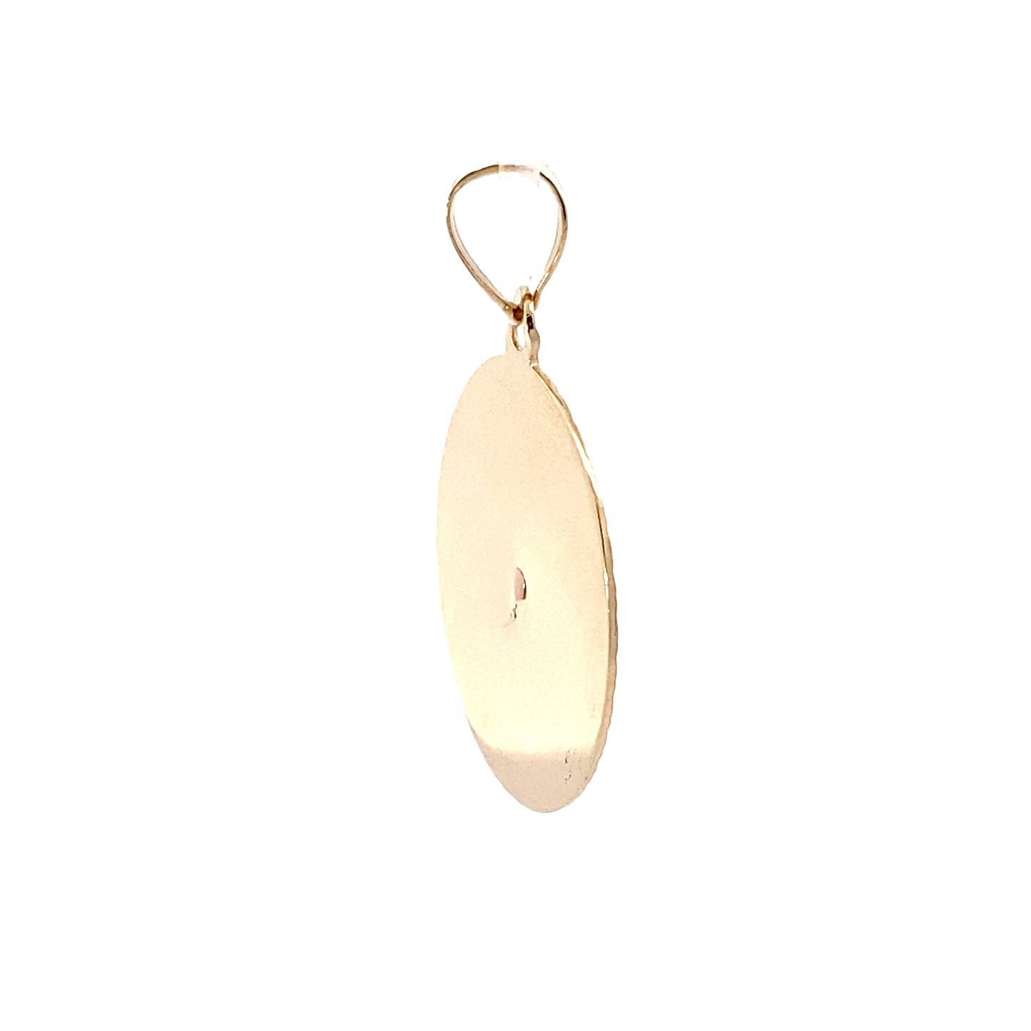14K Yellow & Rose Gold Religious Pendant