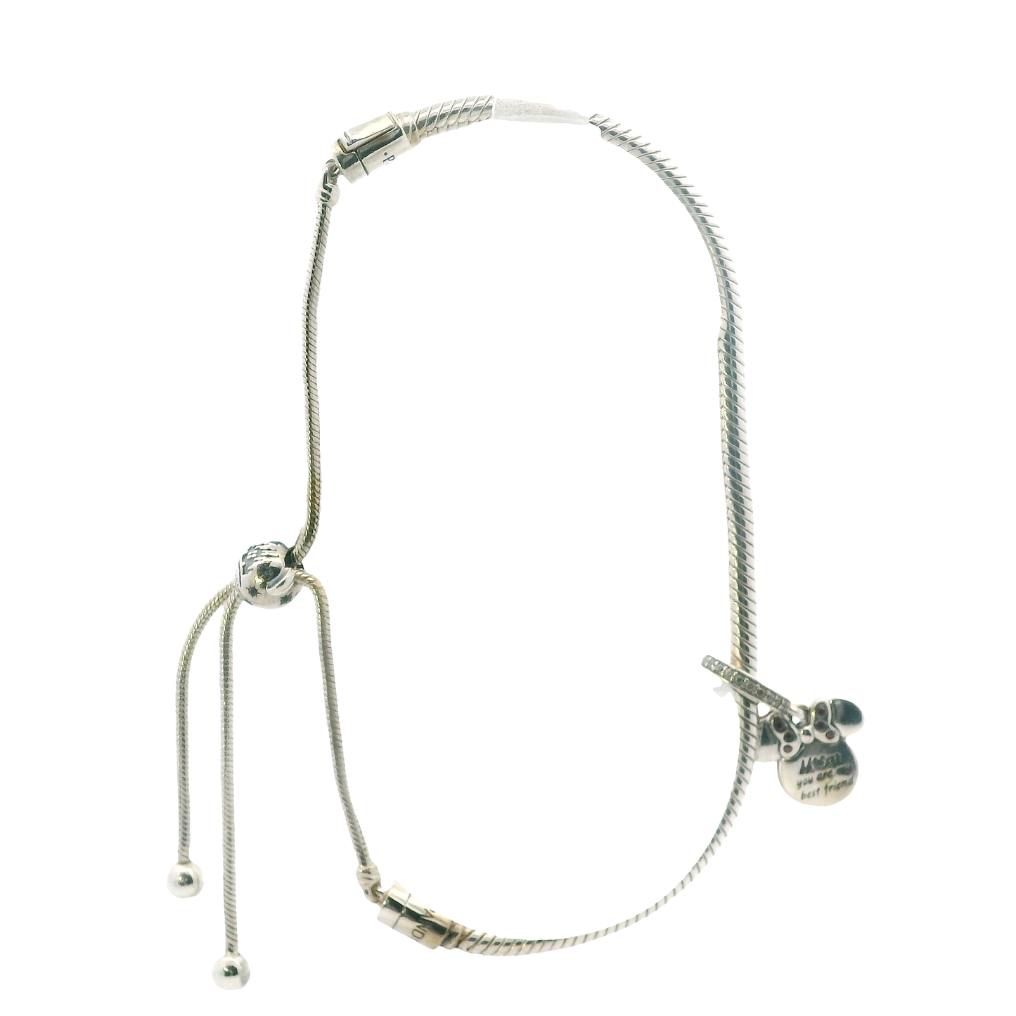 Pandora Silver Disney Slide Bracelet With Minnie Charm