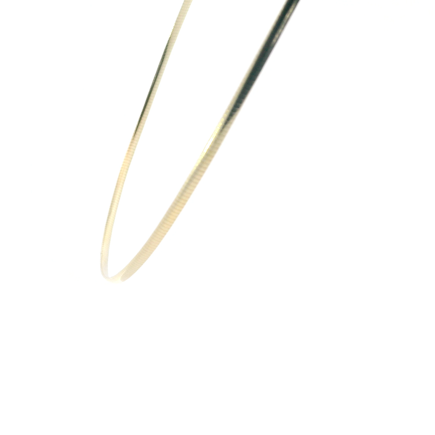 14K Yellow Gold 18" Omega Chain