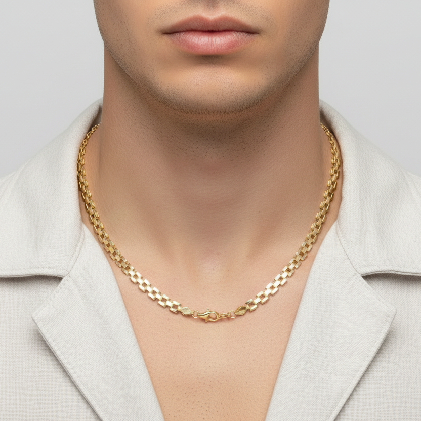 10K Yellow Gold 22" Rolex Chain
