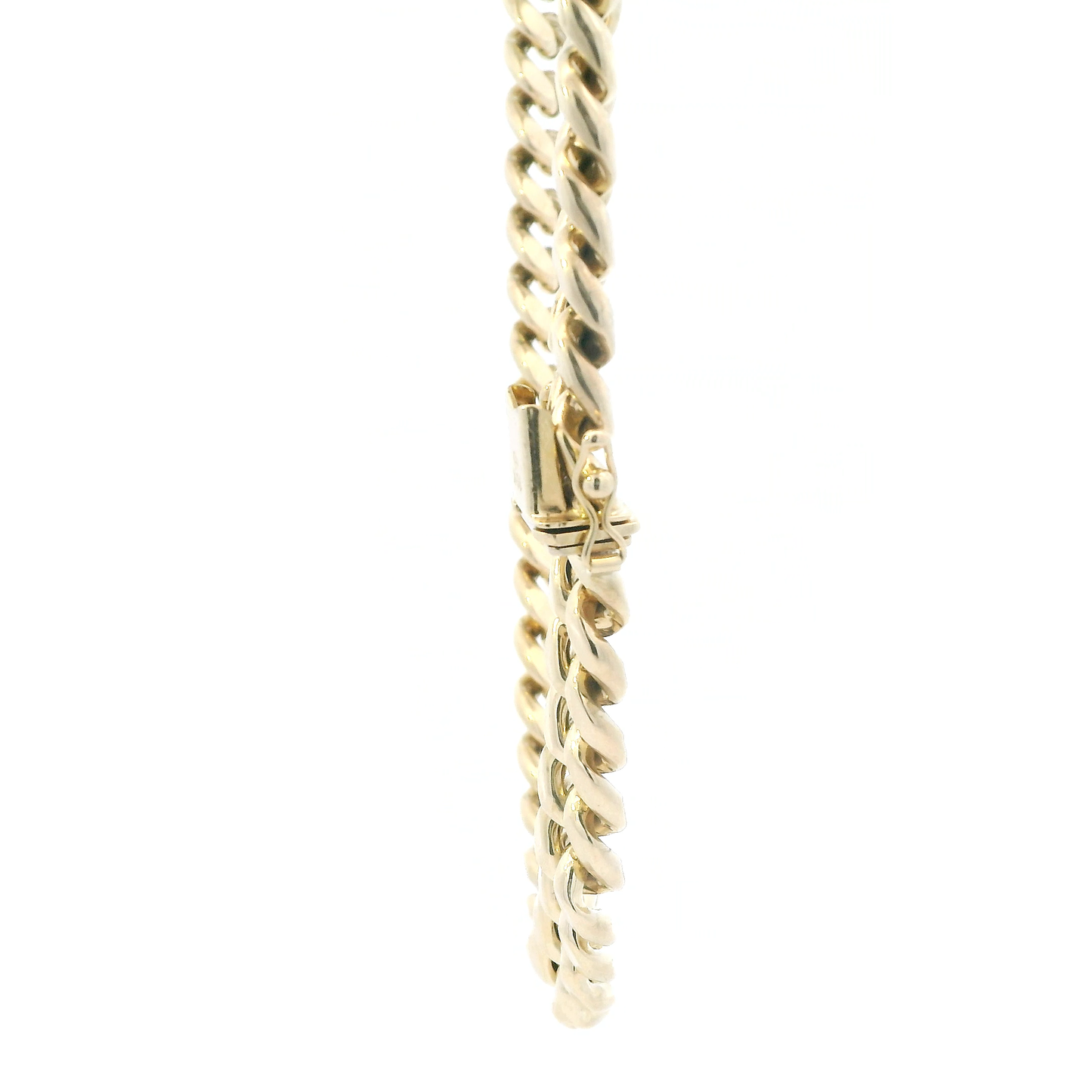 10K Yellow Gold 24" Hollow Cuban Chain