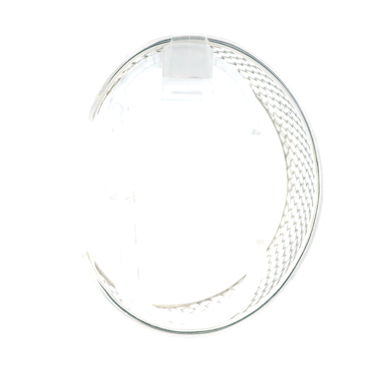 Sterling Silver Weave Pattern Cuff Bracelet