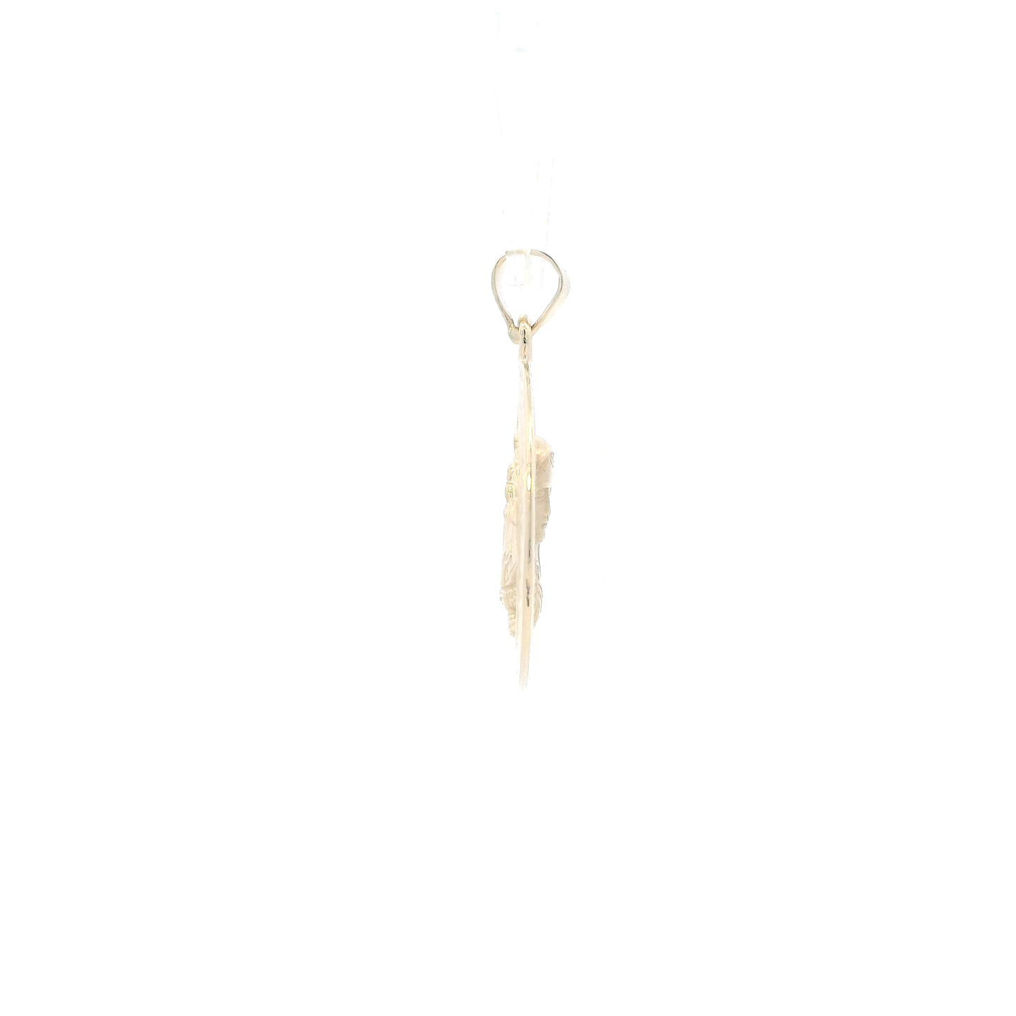14K Yellow Gold Double Sided Religious Pendants