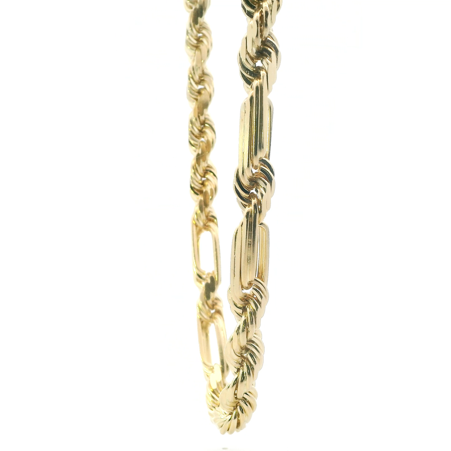 14K Yellow Gold 25.5" Figarope Chain