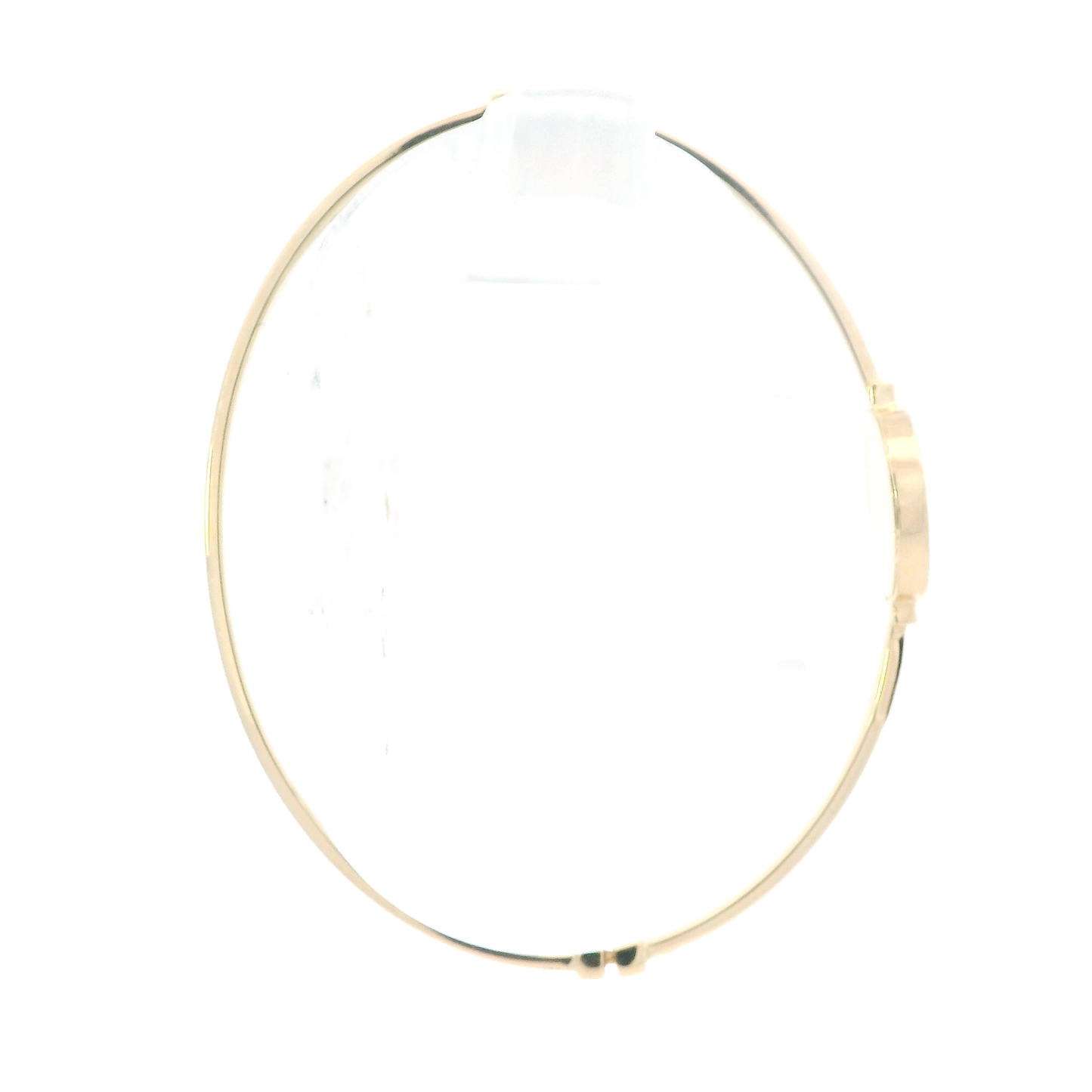 18K Yellow Gold "LV" Inspired Bangel Bracelet