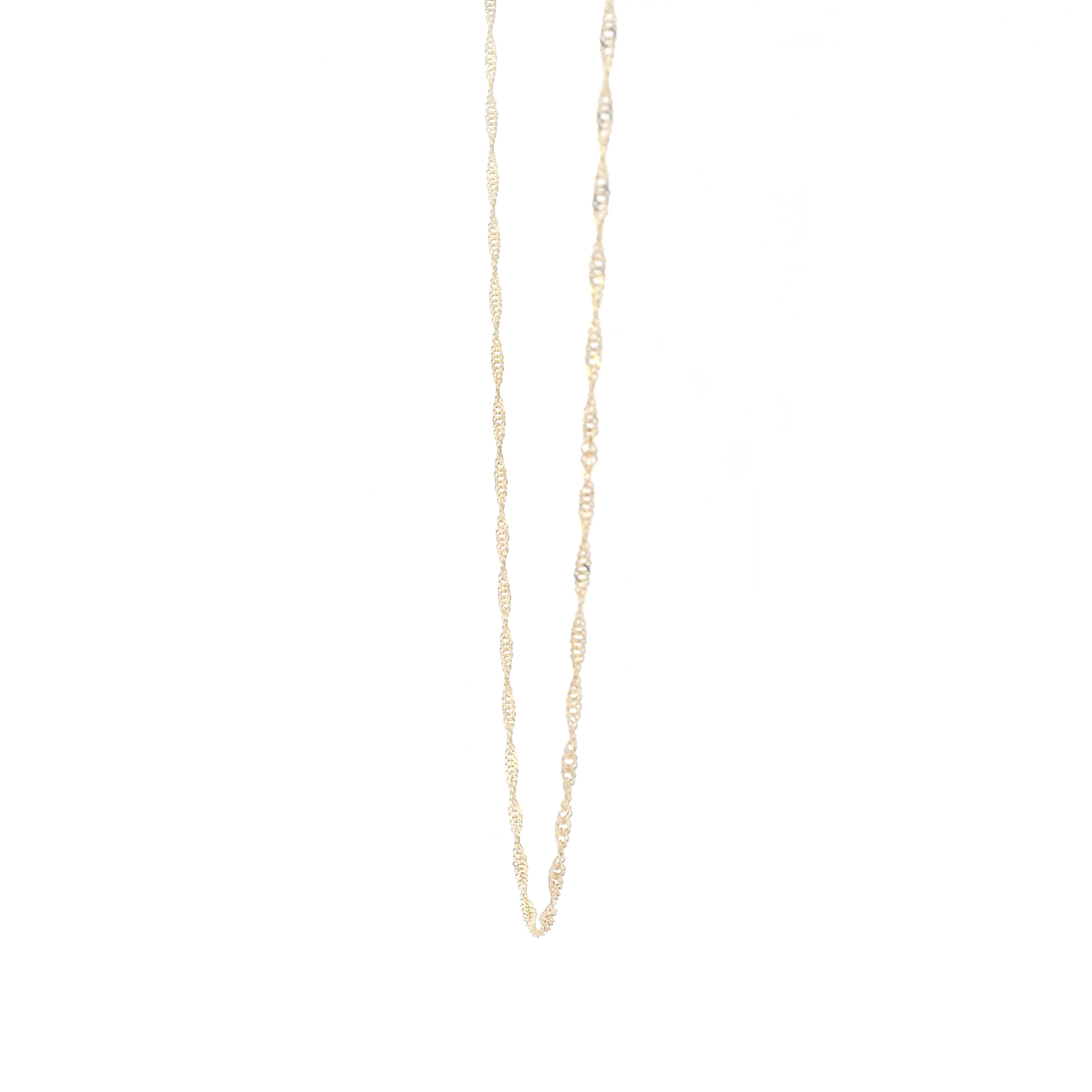 14K Yellow Gold 18" Singapore Chain