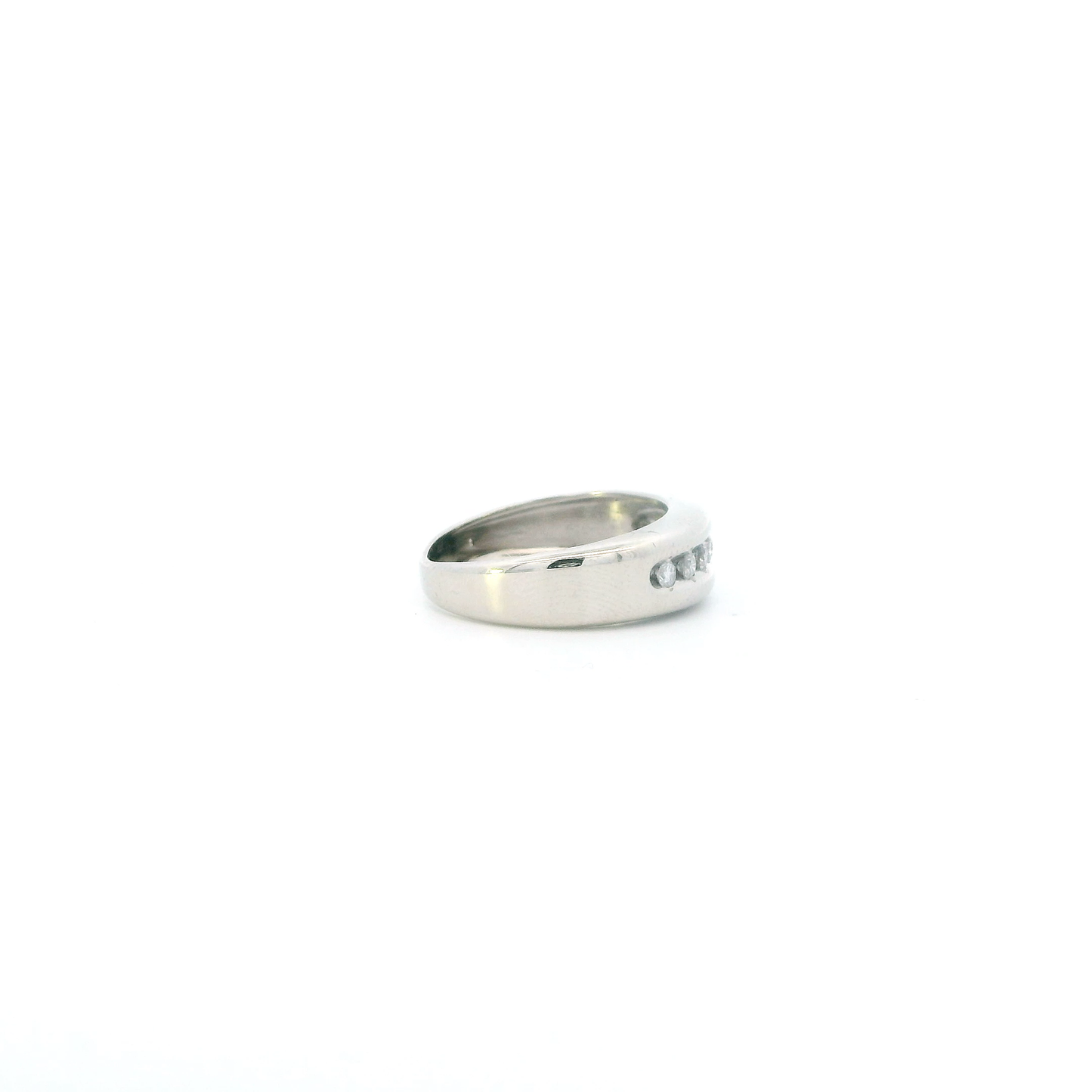 14K White Gold Diamond Womens Ring - 0.35ct