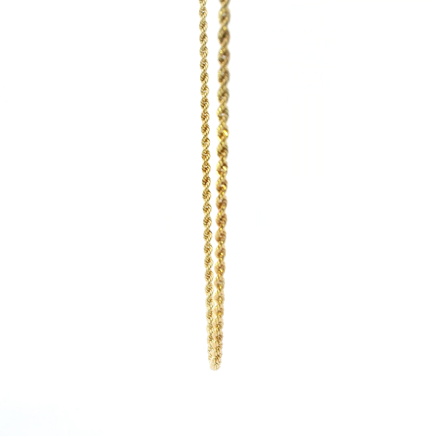 10K Yellow Gold 20" Rope Chain