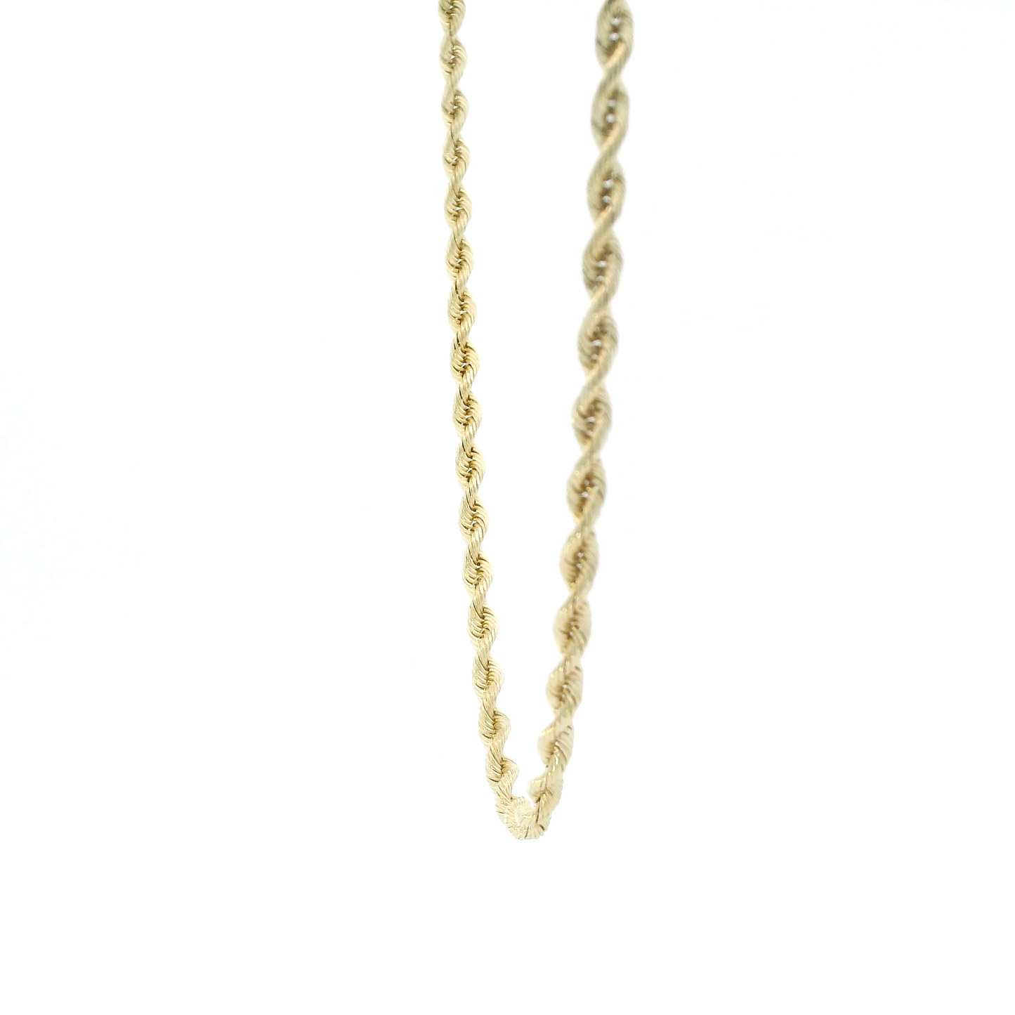 14K Yellow Gold 24.5" Rope Chain