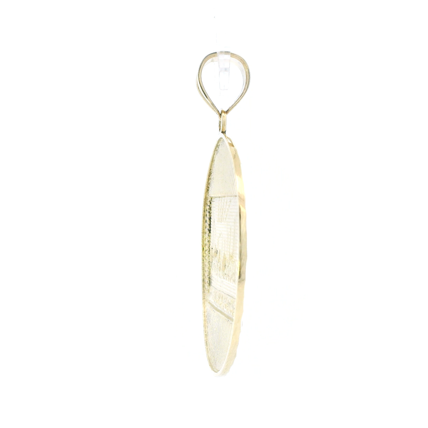 10K Yellow Gold Diamond Cut Last Supper Pendant