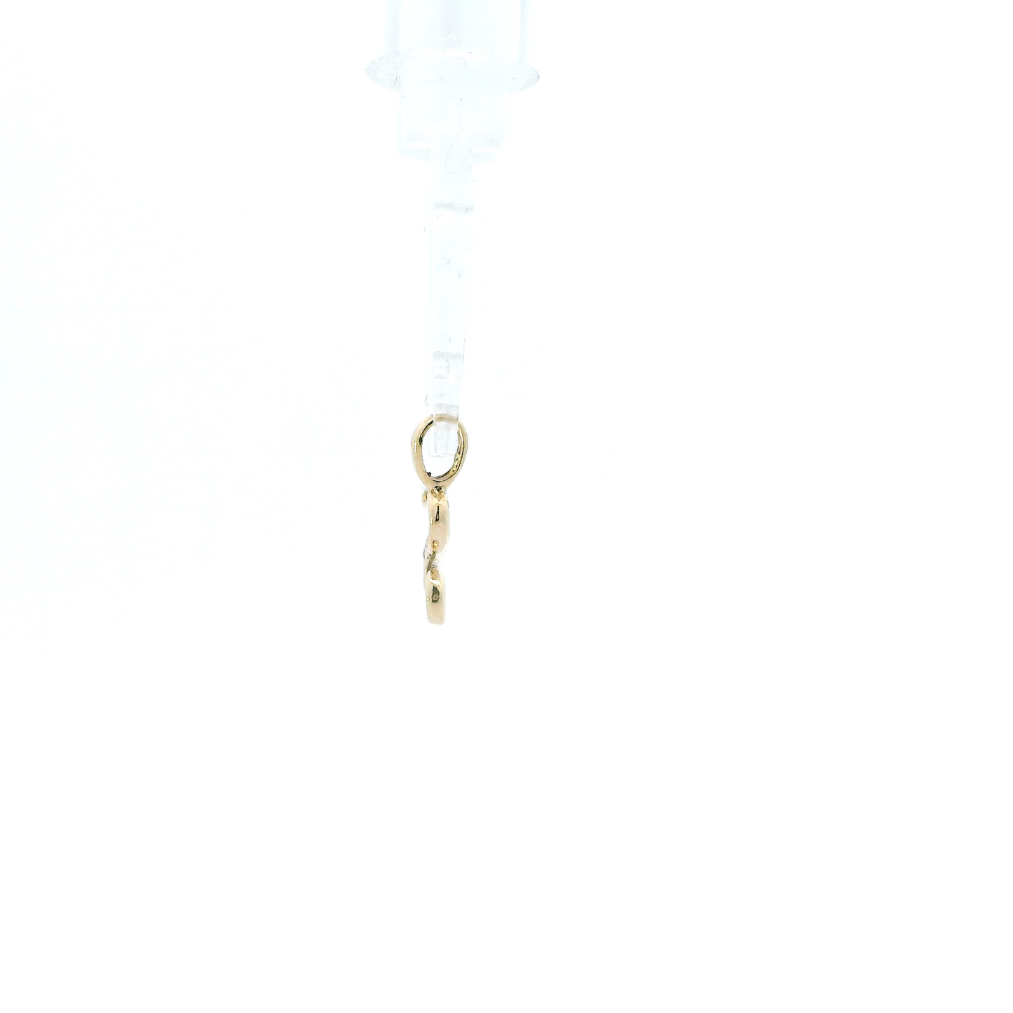 14K Yellow Gold Letter "S" Pendant