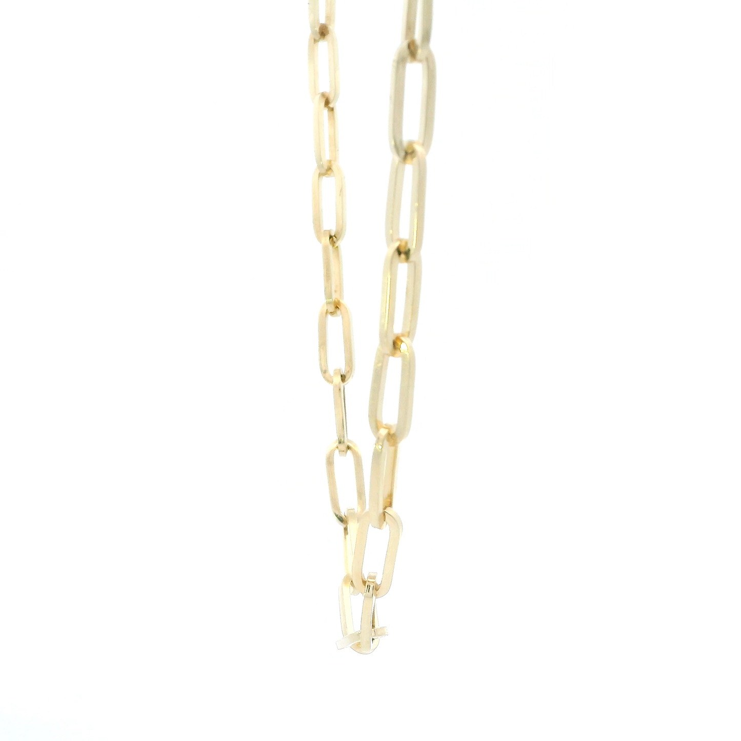14K Yellow Gold 19.5" Paperclip Chain