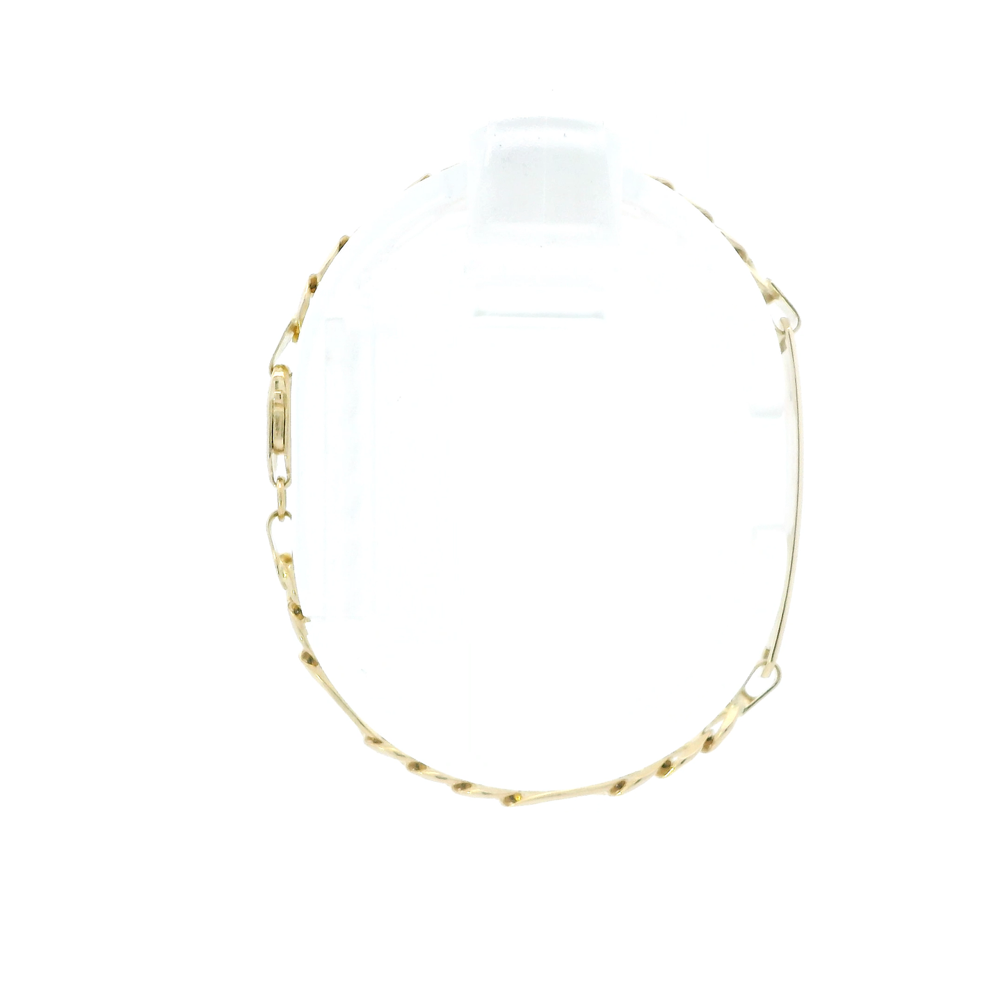 14K Yellow Gold 6" Figaro ID Bracelet