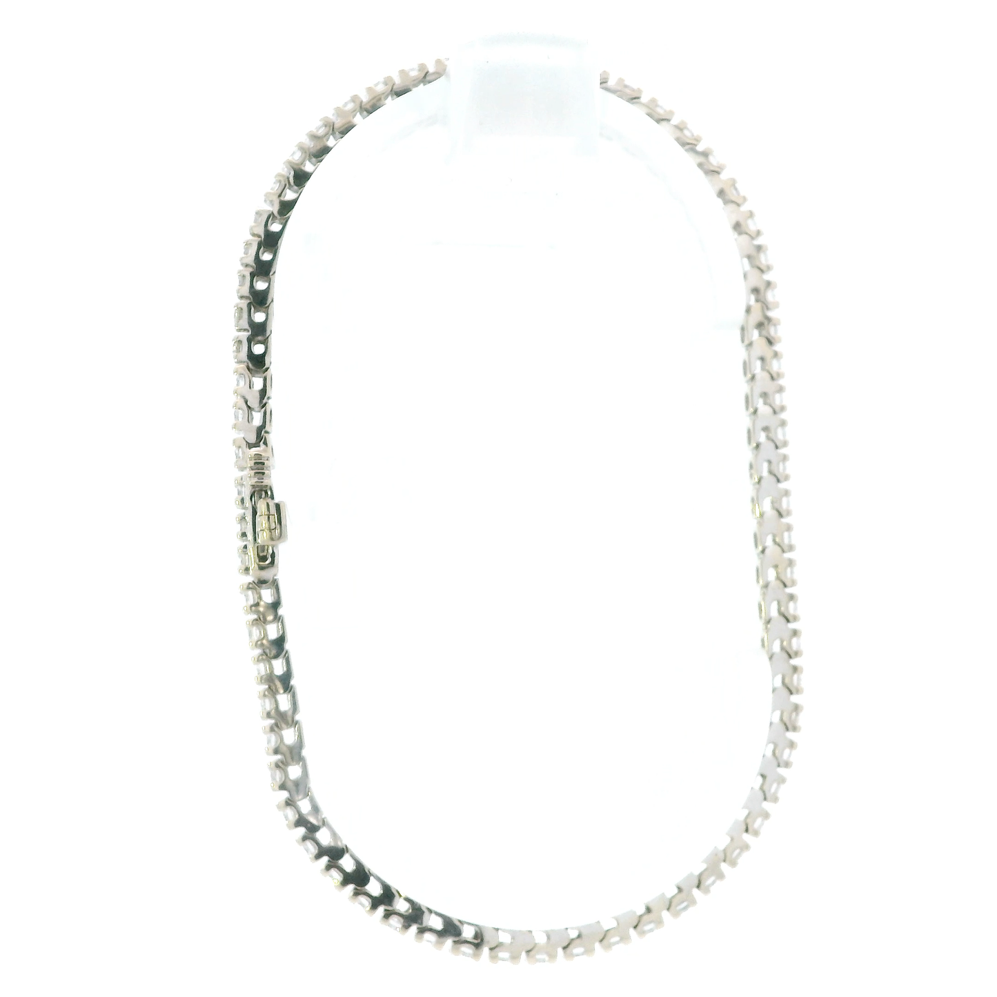18K White Gold 7.5" Diamond Tennis Bracelet - 1.98ct