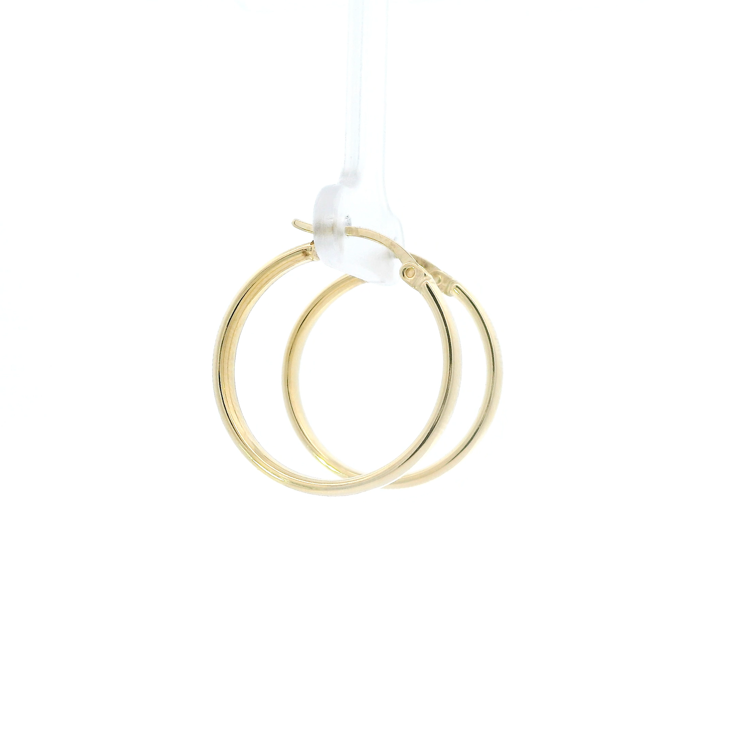 14K Yellow Gold Hoop Earrings