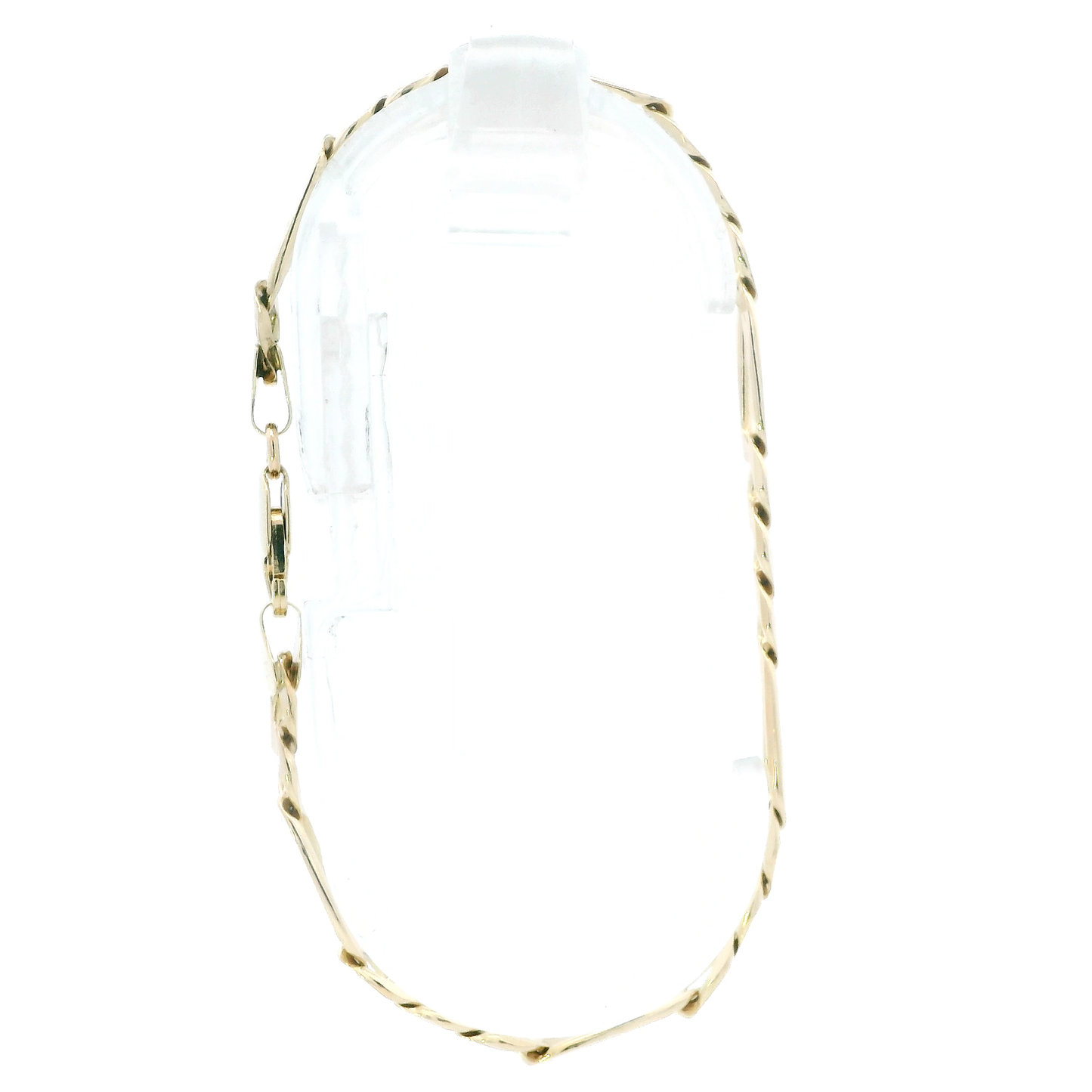10K Yellow Gold 8.75" Figaro Bracelet