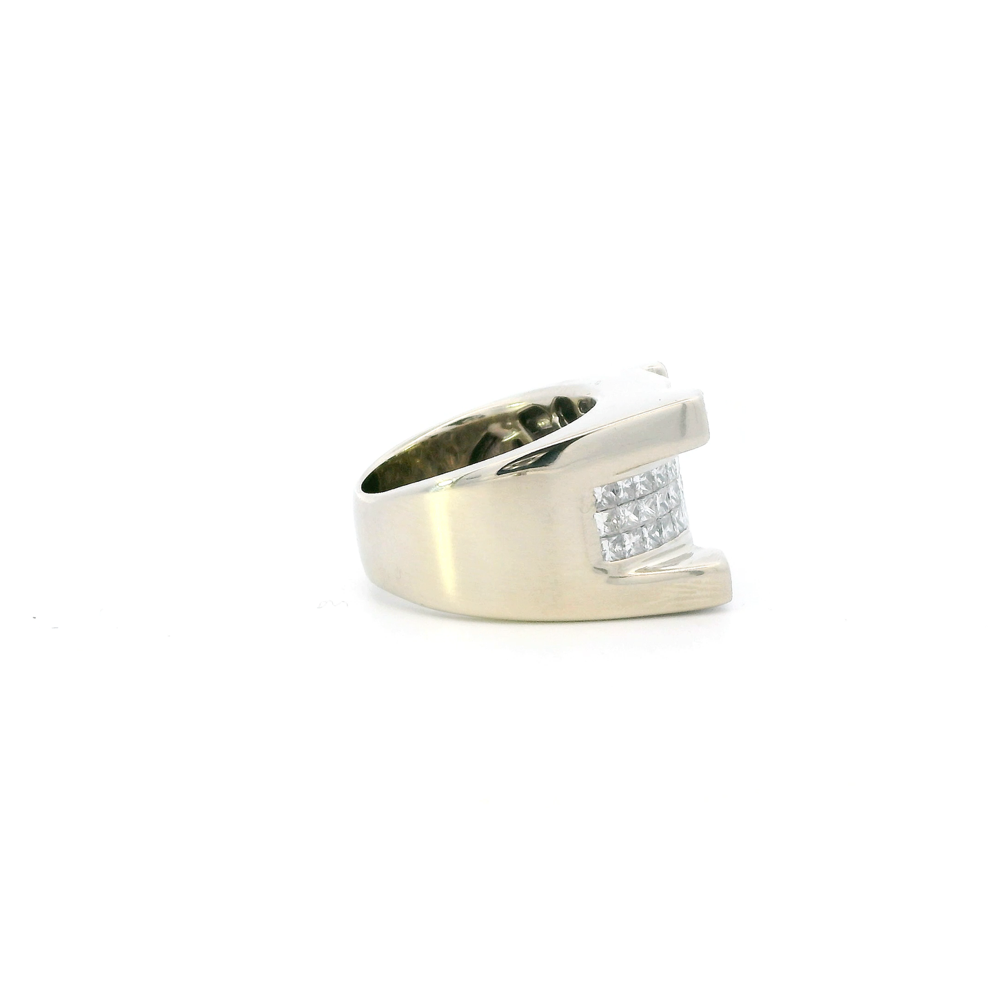 14K White Gold Diamond Ring - 2.76ct