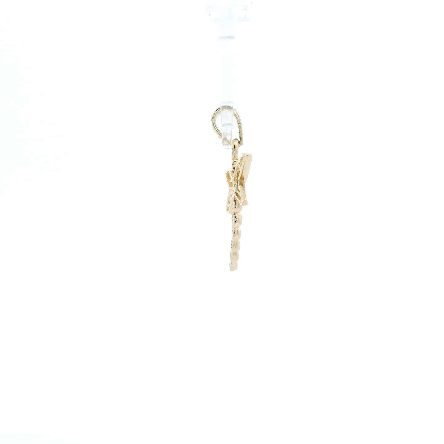14K Yellow Dragonfly Pendant