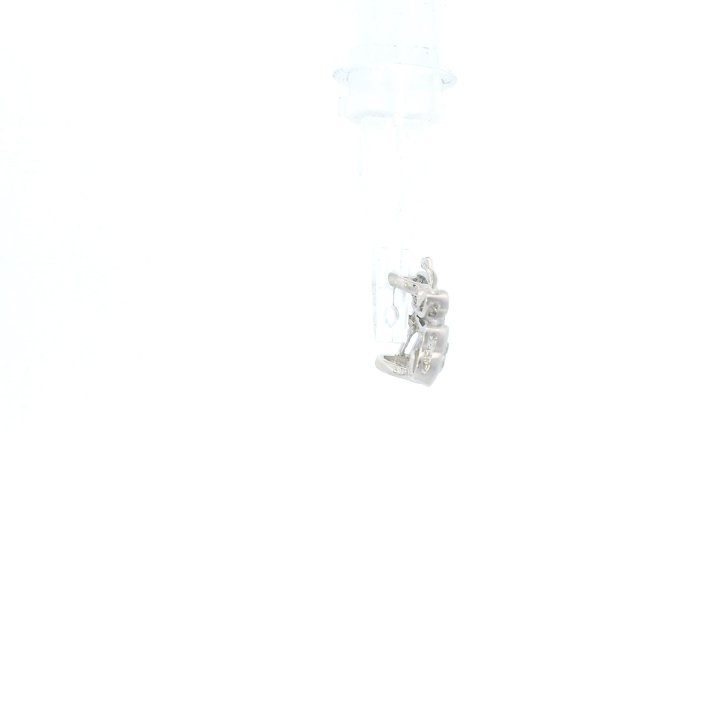14K White Gold Butterfly Pendant