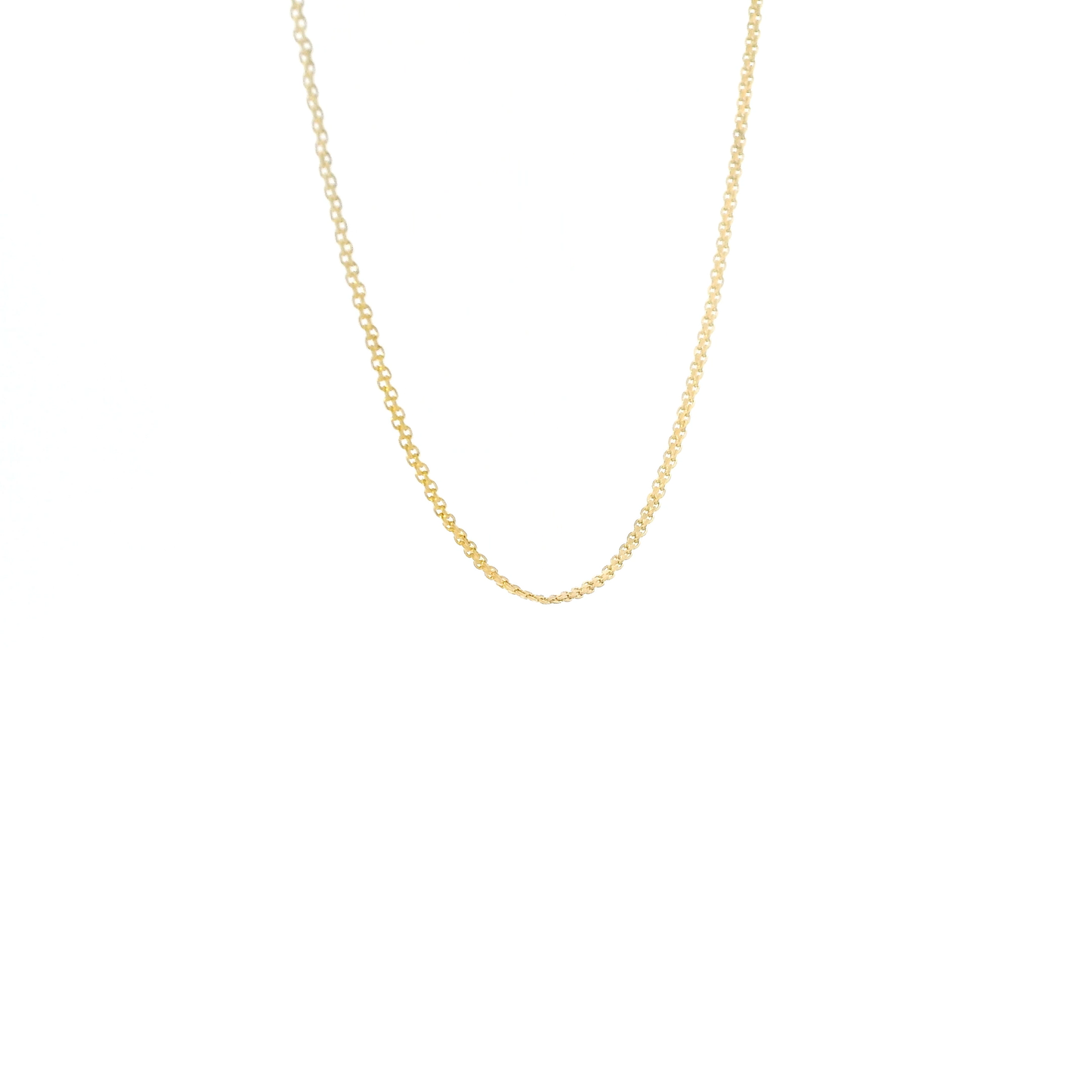 18K Yellow Gold 19" Double Link Chain