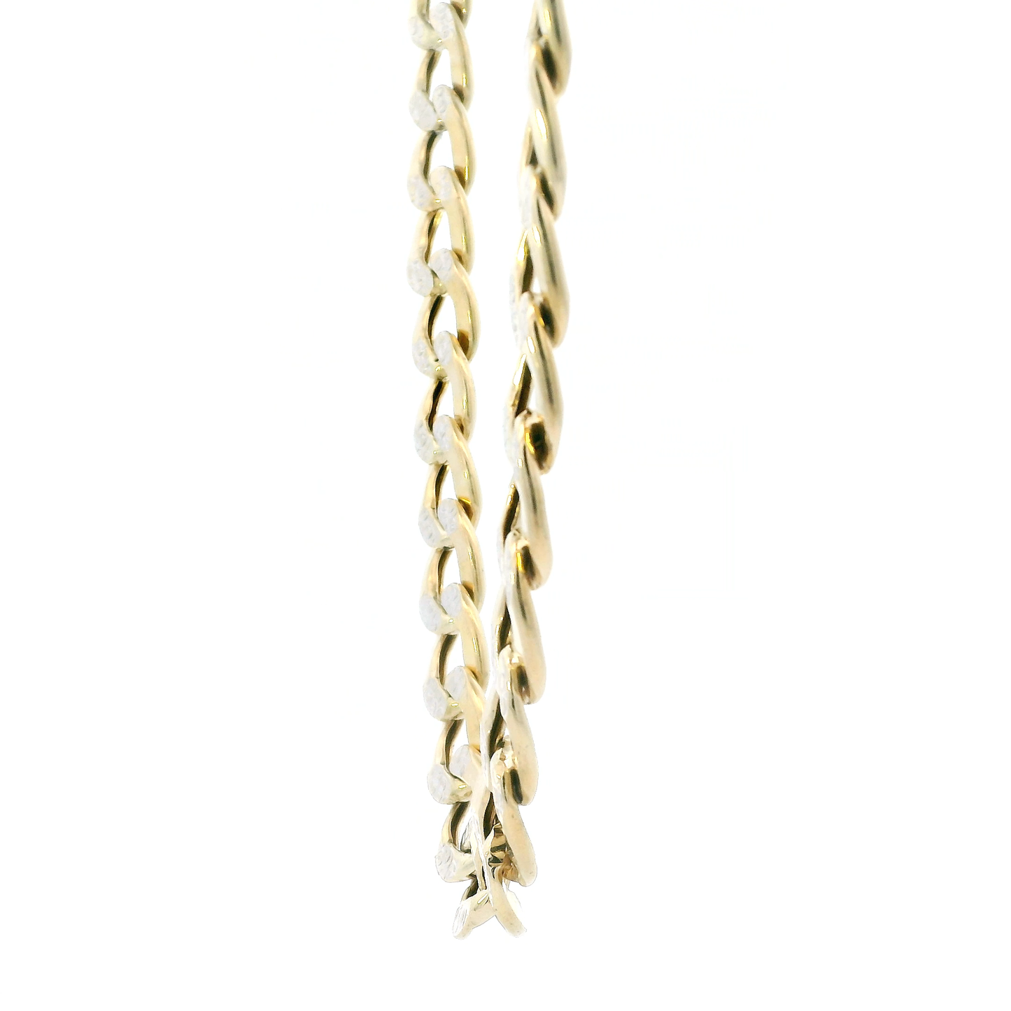 10K Yellow Gold 26.5" Diamond Cut Curb Chain