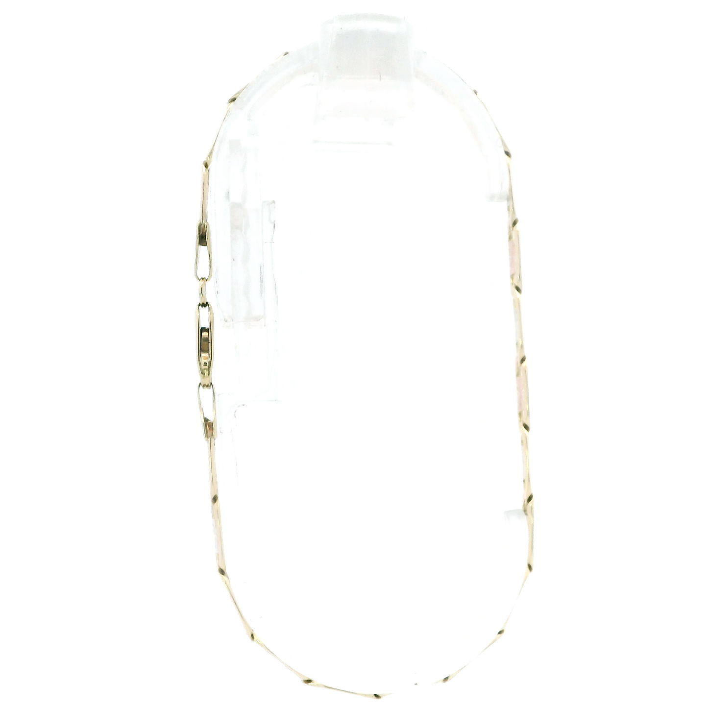 14K Tri Color Gold 8.5" Diamond Cut Valentino Bracelet