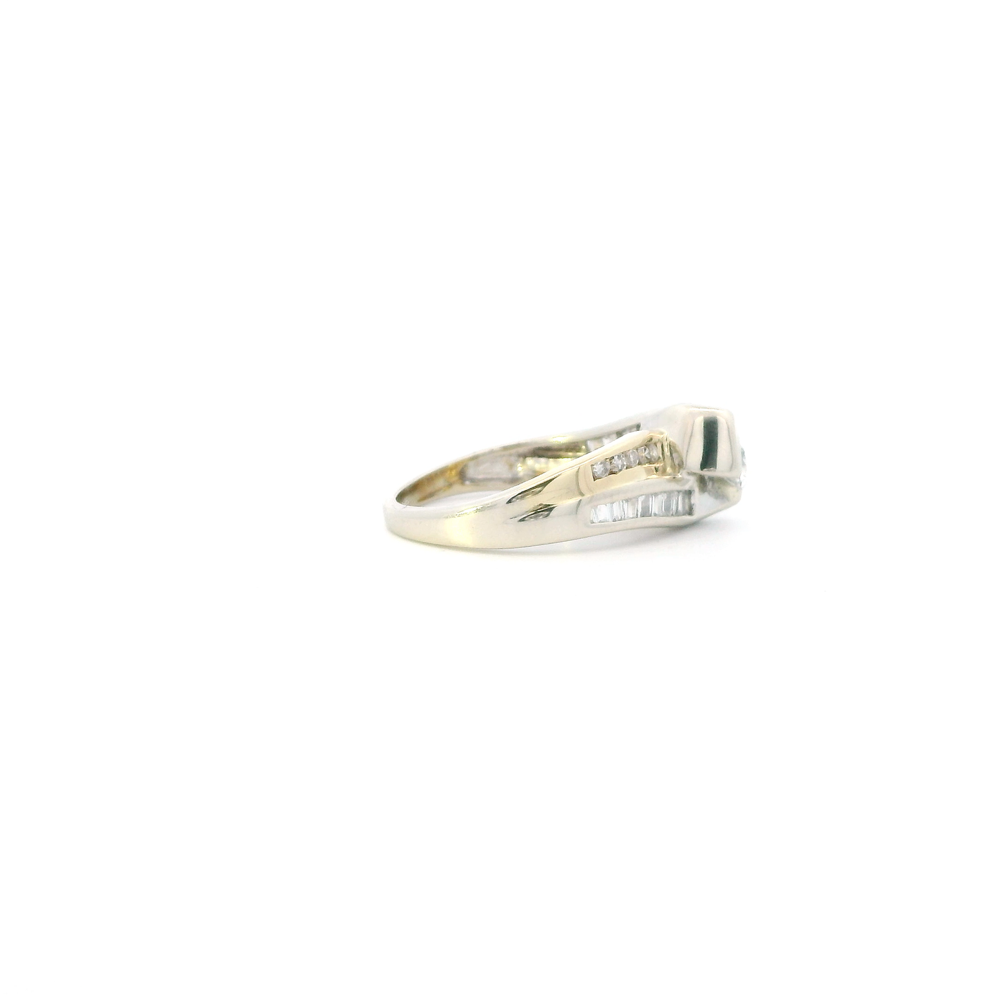 14K White Gold Diamond Womens Ring - 0.43ct