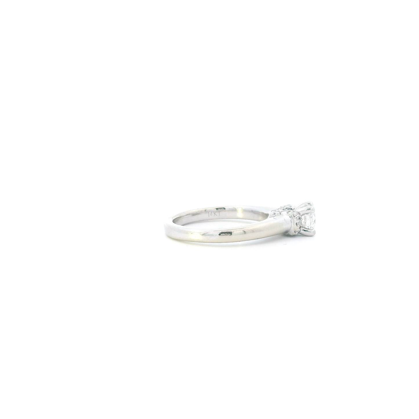 14K White Gold Diamond "Vera Wang Love" Womens Ring - 0.58ct
