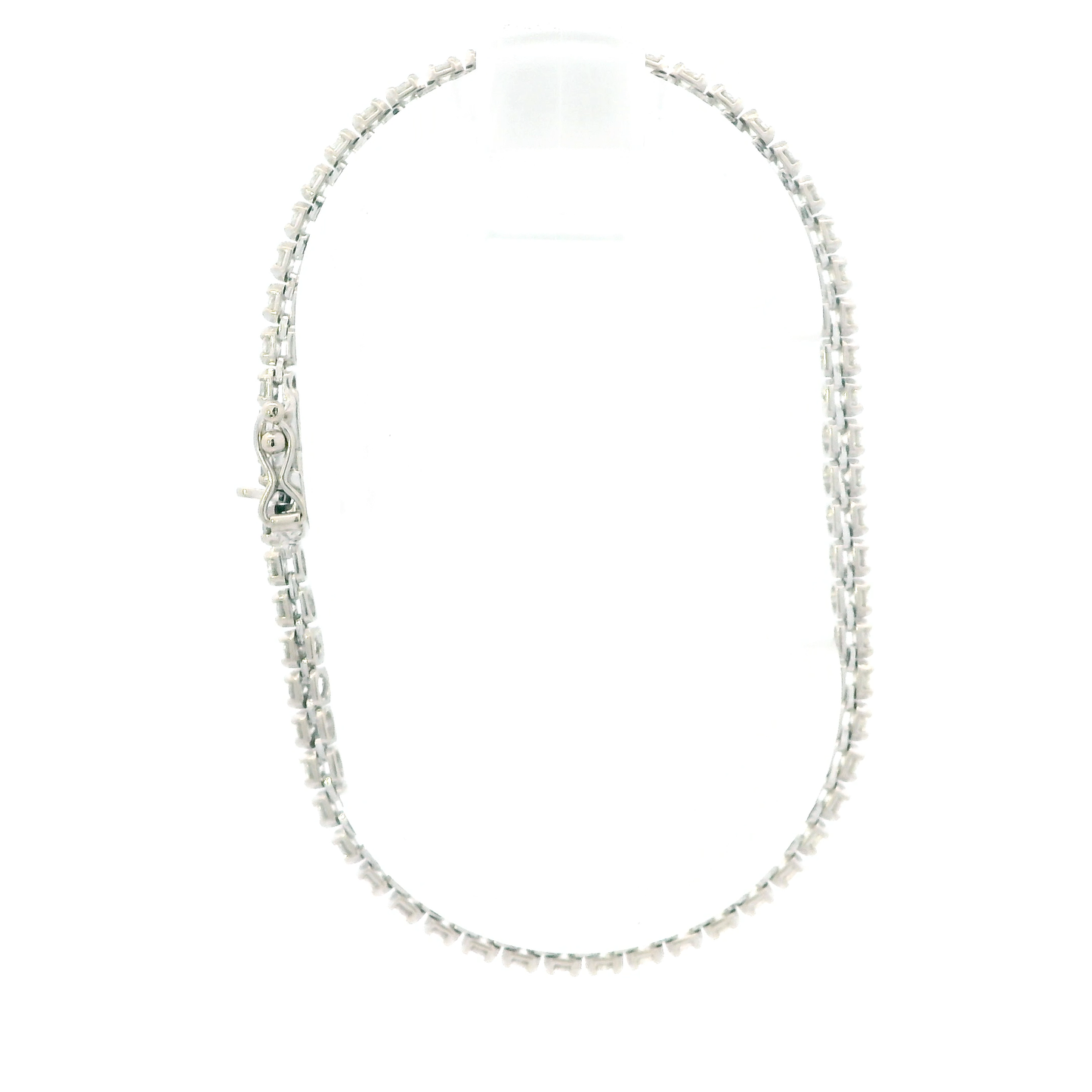14K White Gold 7" Diamond Tennis Bracelet - 2.36ct