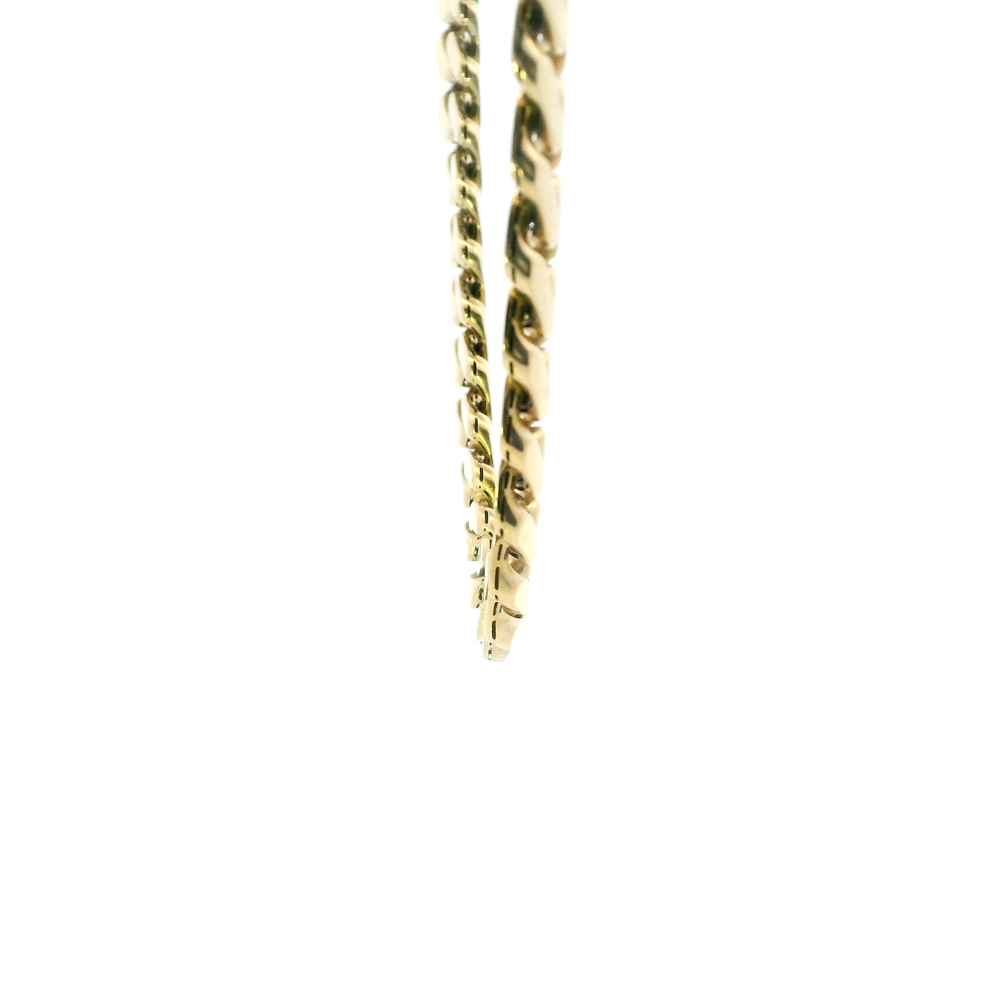 18K Yellow Gold 22" Cuban Monaco Chain