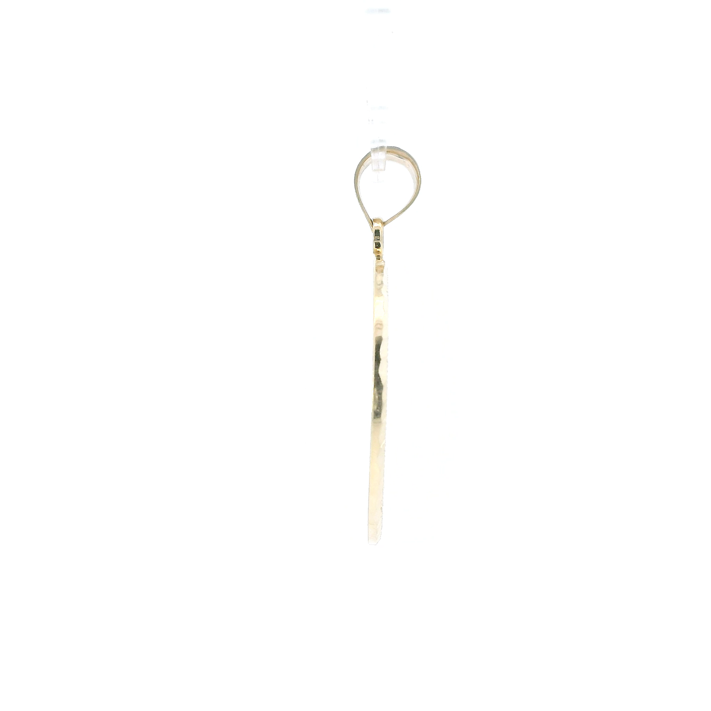14K Yellow Gold Aztec Calendar Pendant