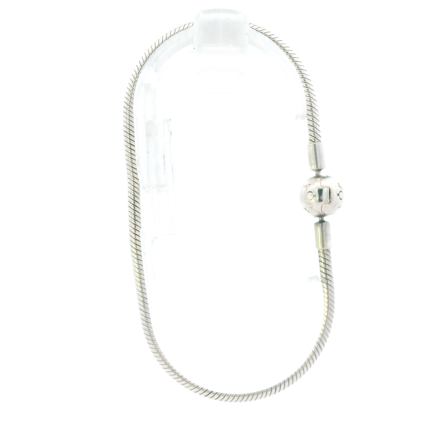Sterling Silver 8" Pandora Moments Snake Bracelet