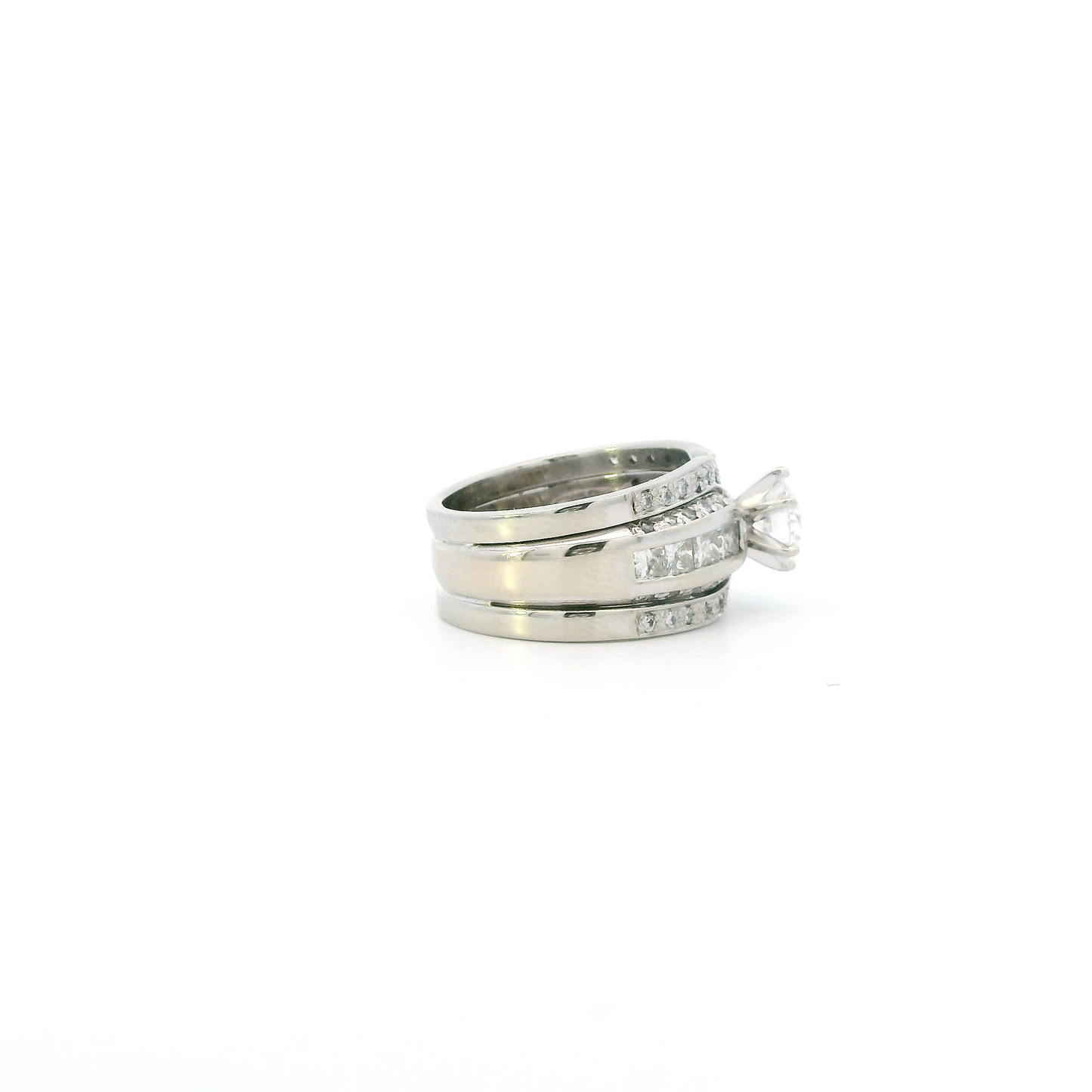 14K White Gold Diamond Womens Ring - 2.00ct