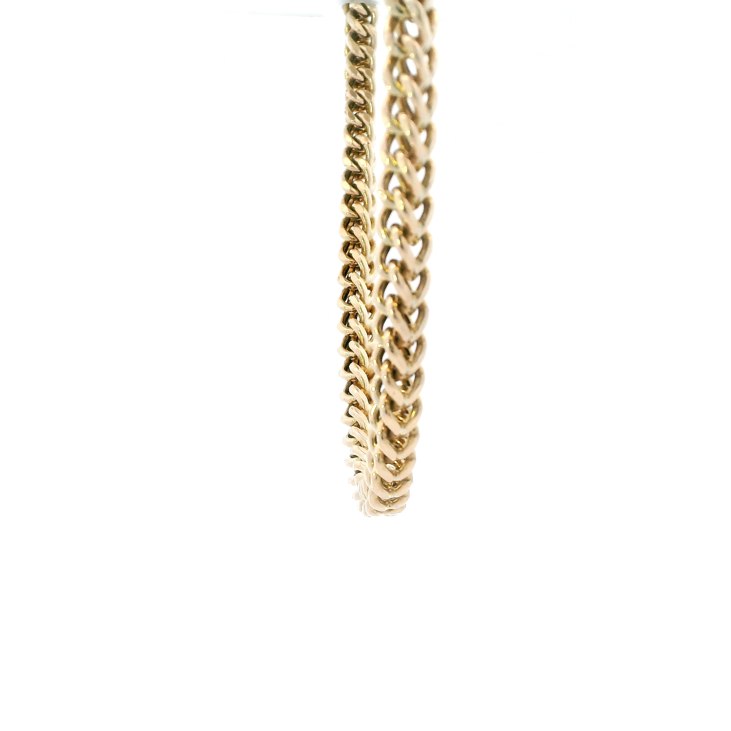 10K Yellow Gold 27.5" Hollow Franco Chain