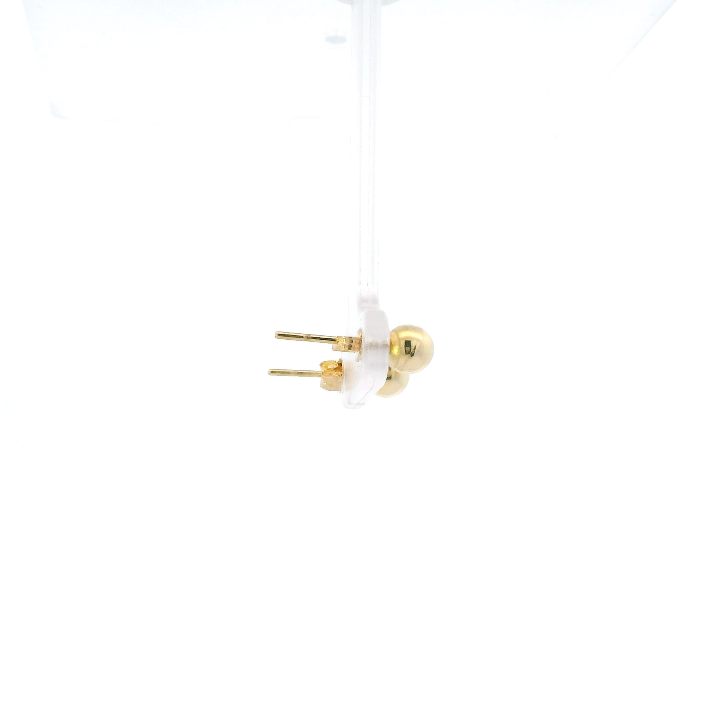18K Yellow Gold Ball Stud Earrings