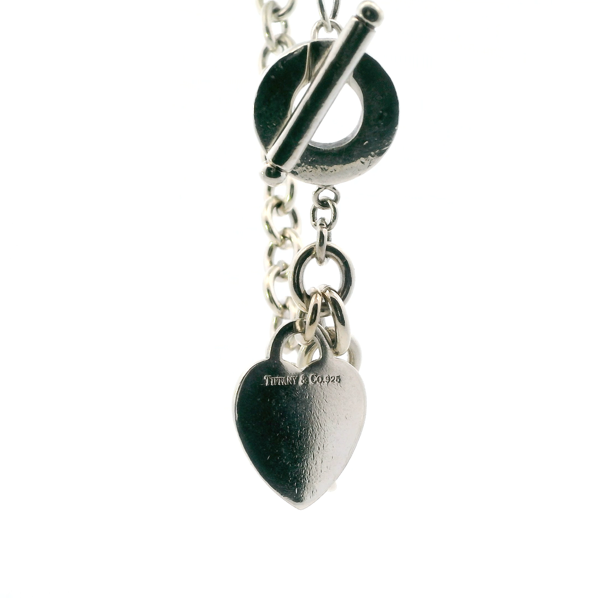 Silver Tiffany & Co. Toggle Necklace 18"