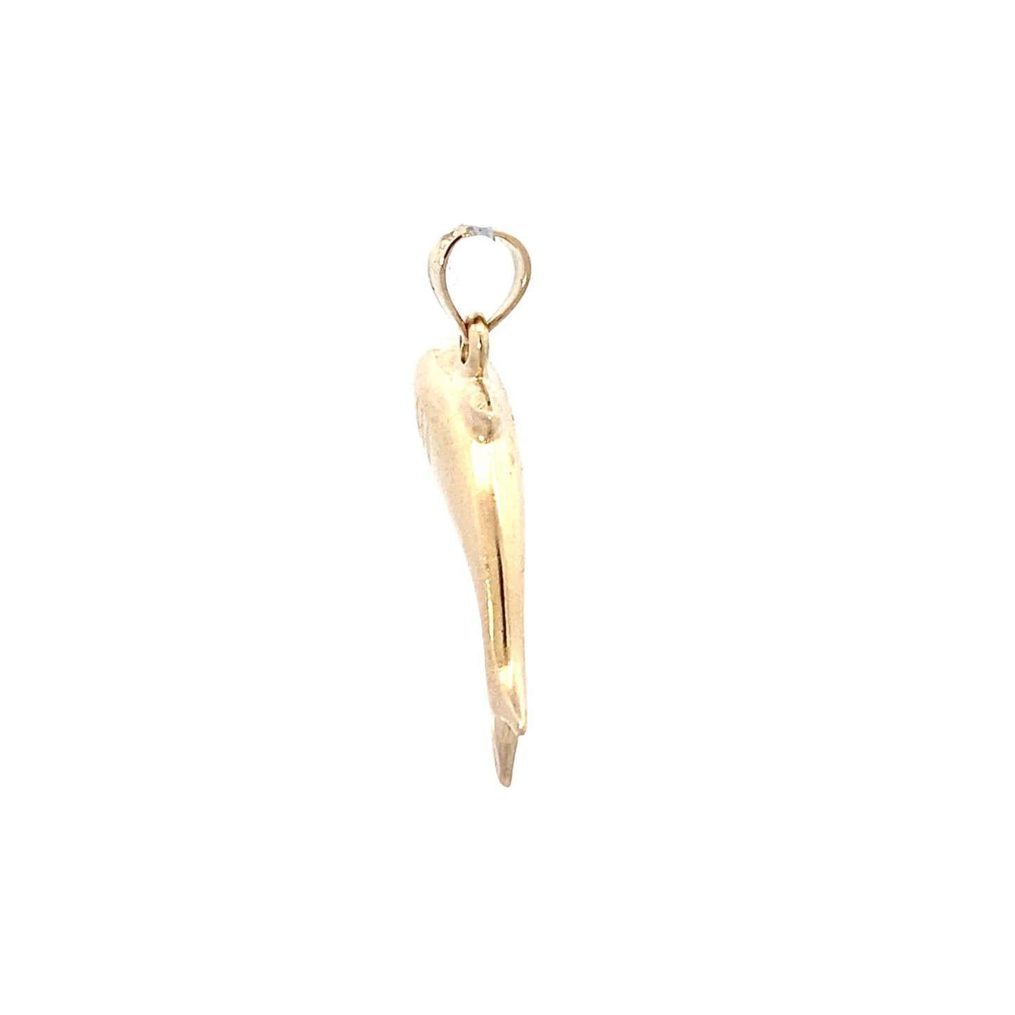 14K Yellow Gold Dolphin Pendant