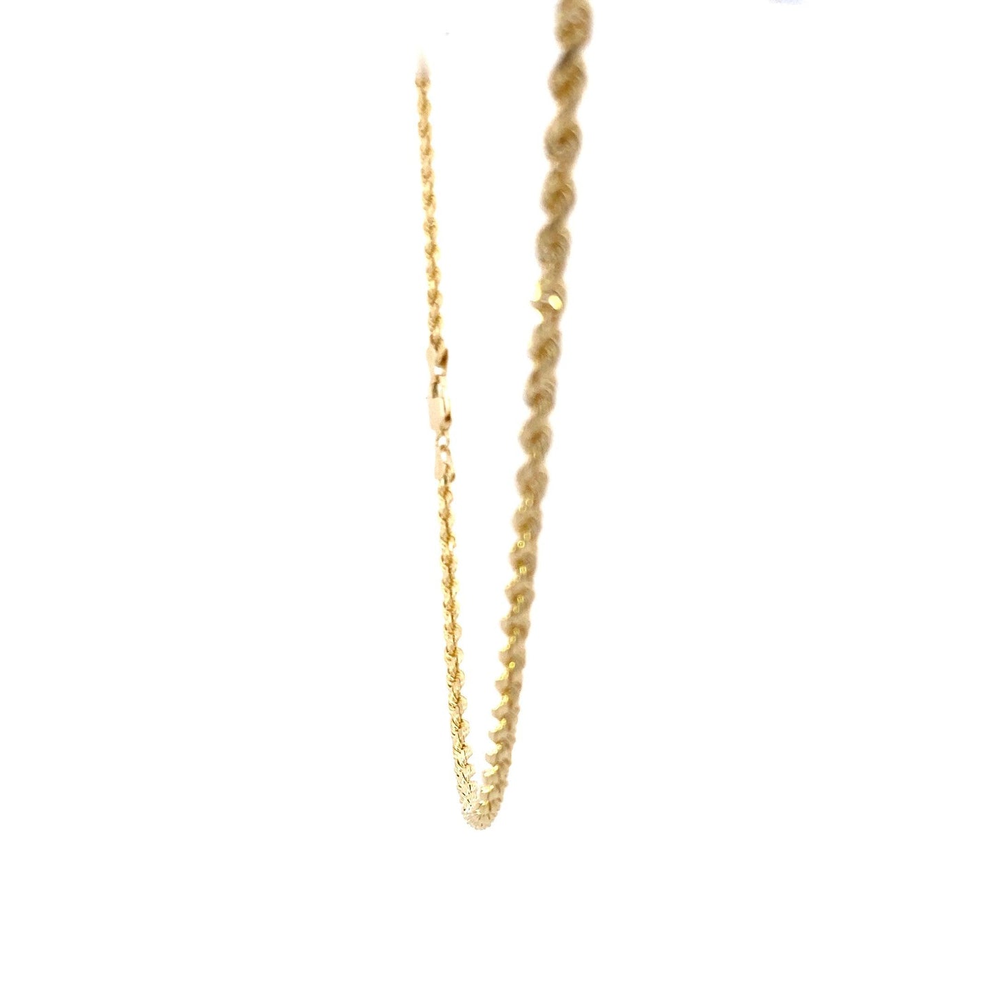 14K Yellow Gold 24" Rope Chain
