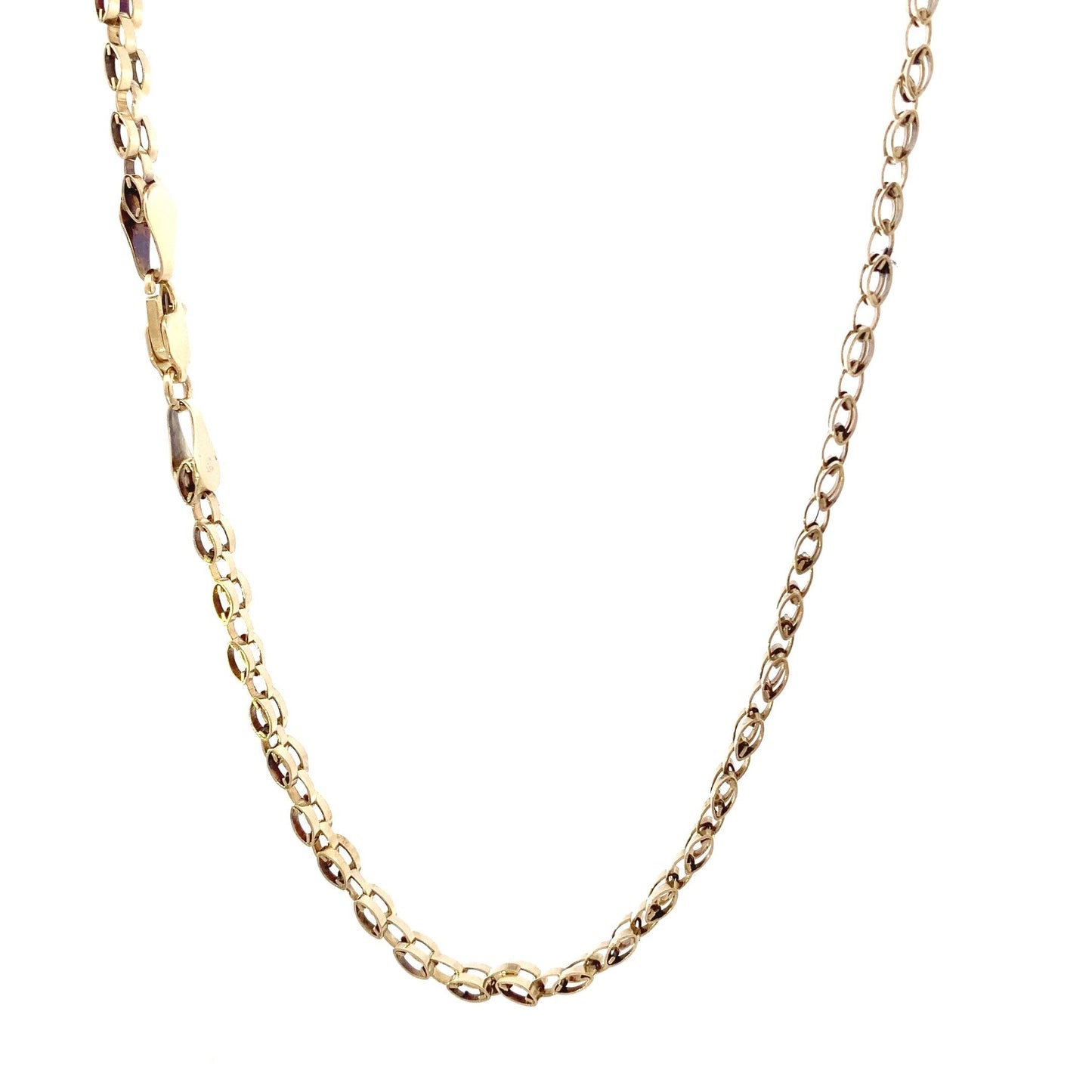 10K Yellow Gold 13" 4.6mm Rolex Chain