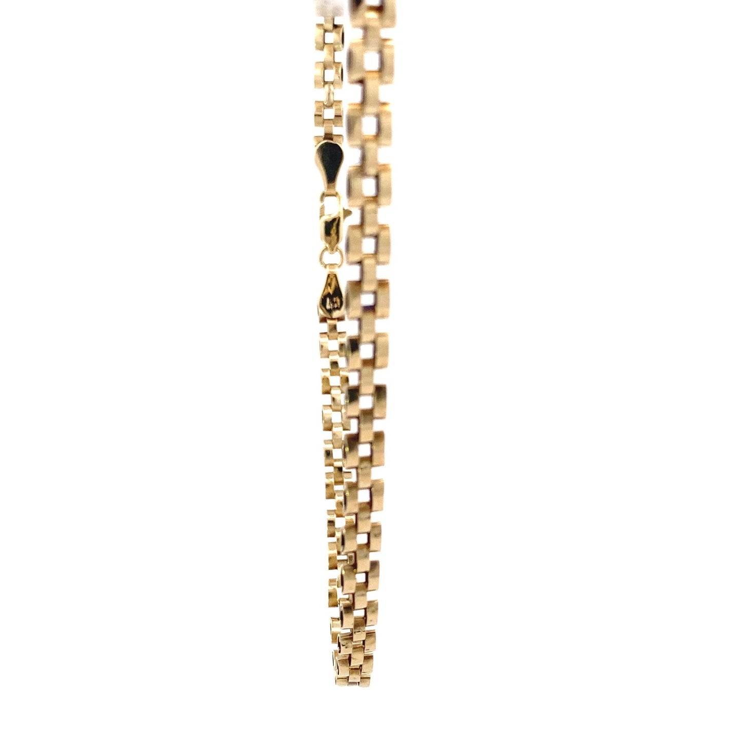 10K Yellow Gold 13" 4.6mm Rolex Chain