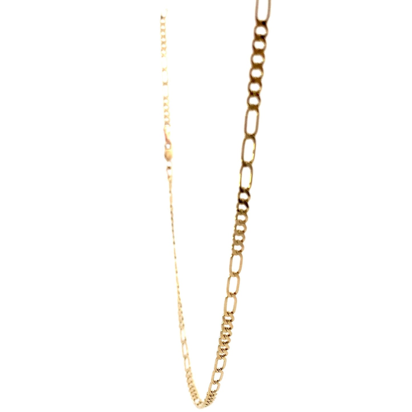 10K Yellow Gold 28" Open/Curb Link Chain