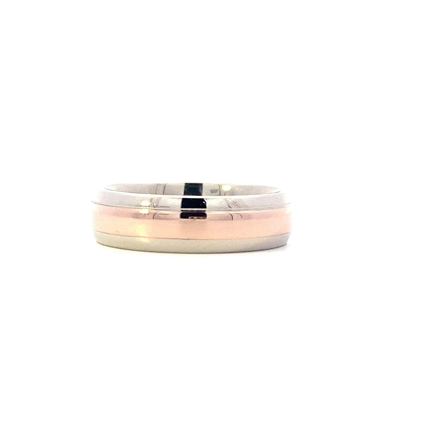 14K Yellow & Rose Gold Comfort Band
