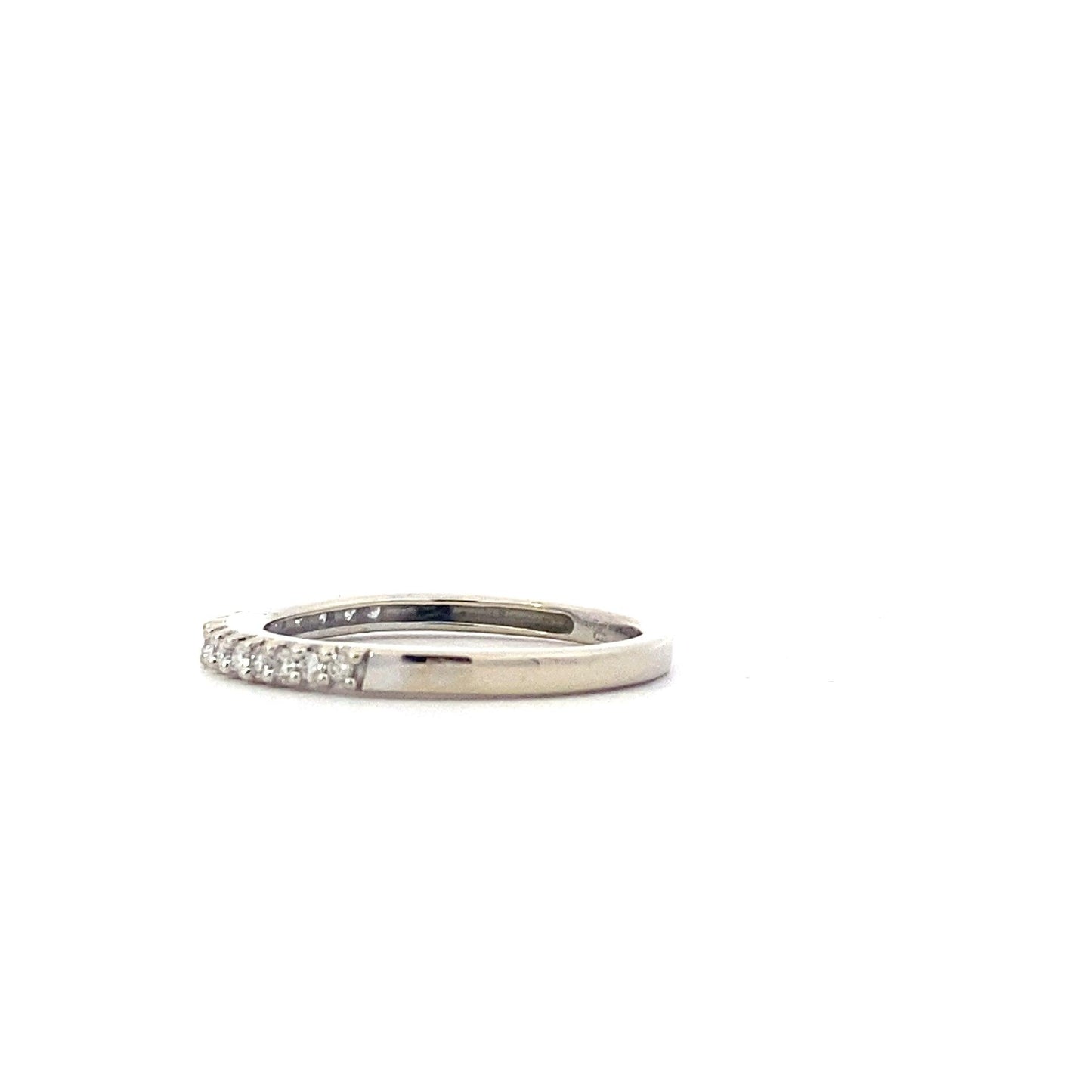 14K White Gold And Diamond Womens Ring - 0.20ct