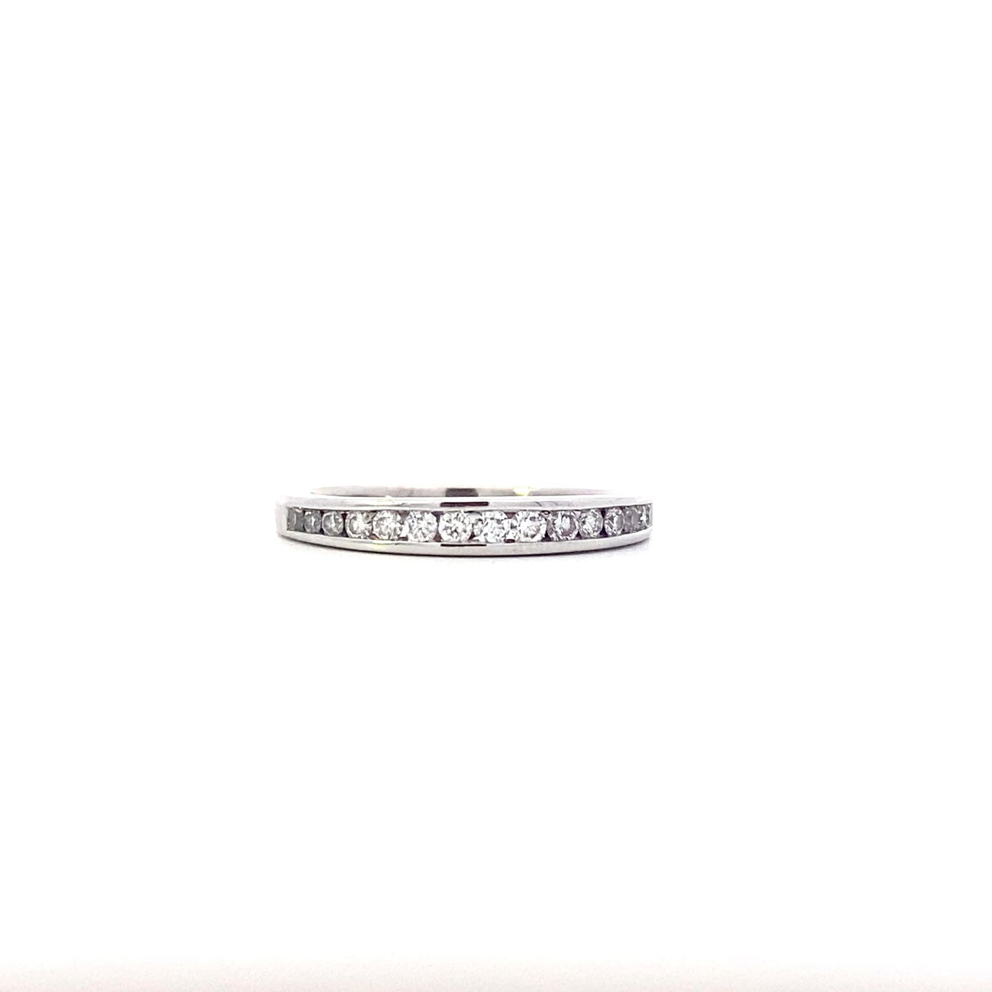 14K White Gold Diamond Women's Ring - 0.26ct