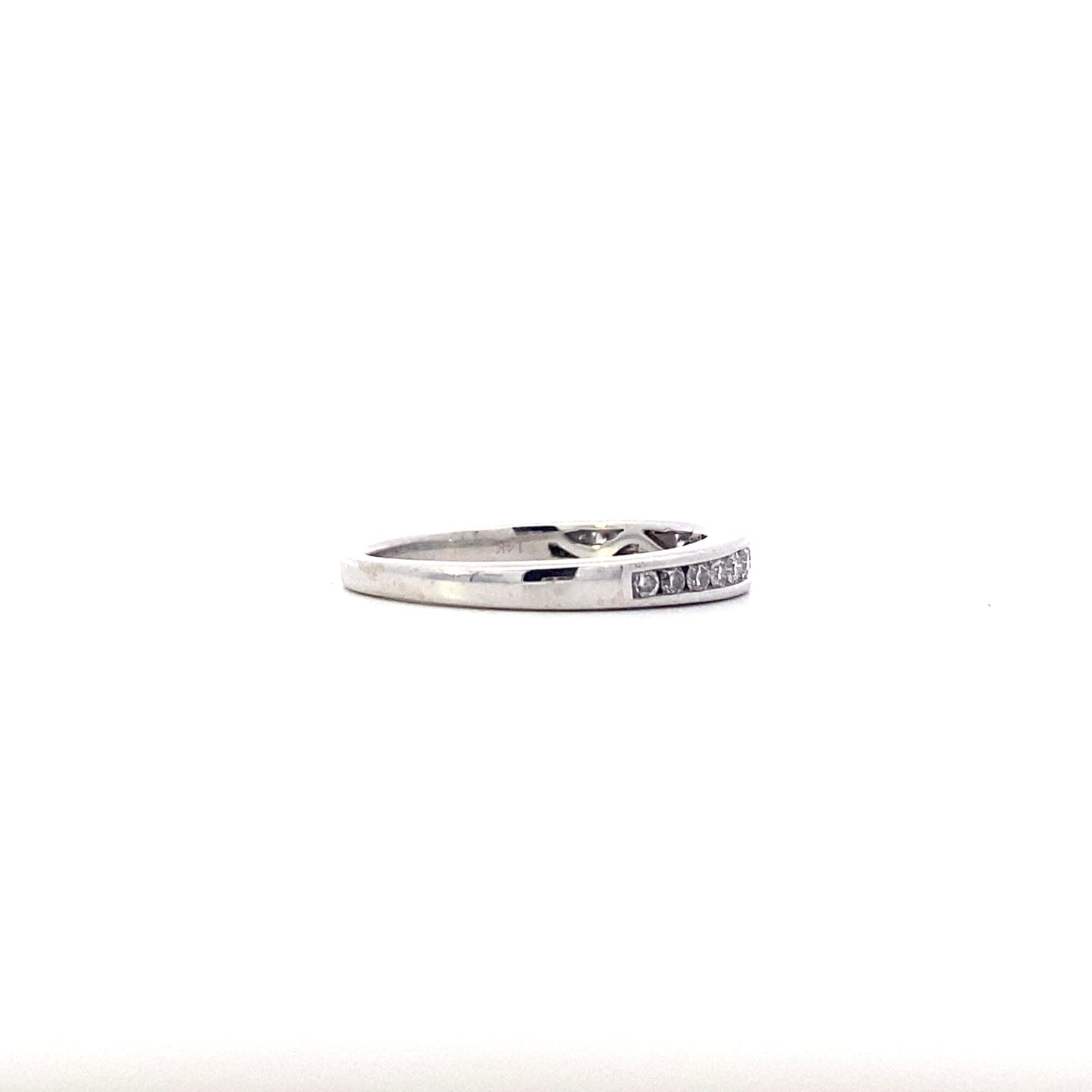 14K White Gold Diamond Women's Ring - 0.26ct
