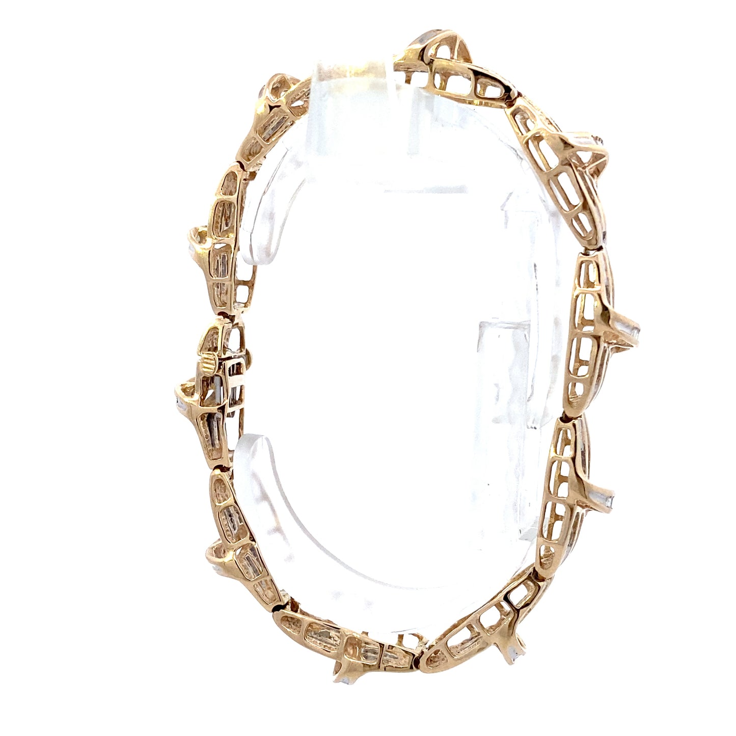 10K Yellow Gold Diamond Bracelet - 1.45ct