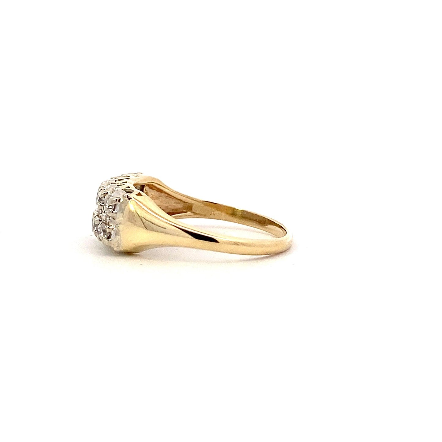 14K Yellow Gold Women's Diamond Ring - 0.30ct